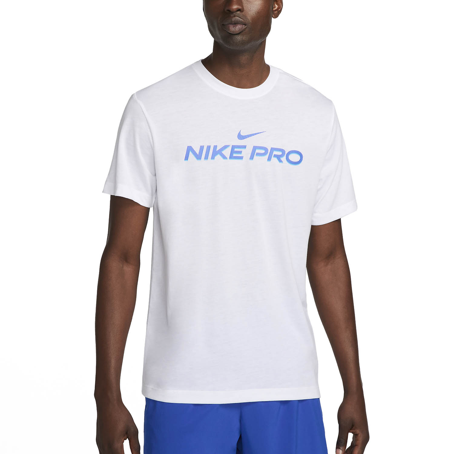 Nike Pro Fitness Maglietta White