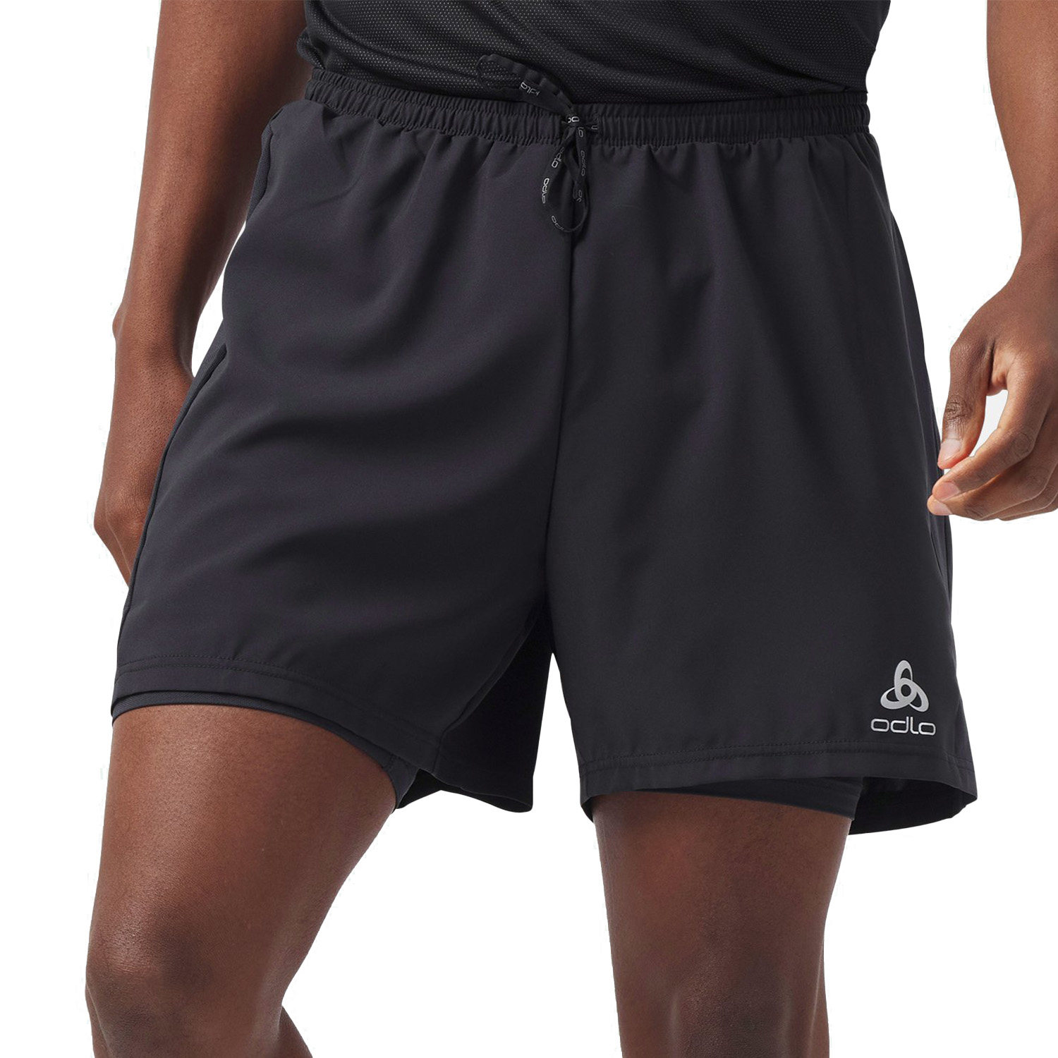 Odlo Essential 2 in 1 5in Pantaloncini Black