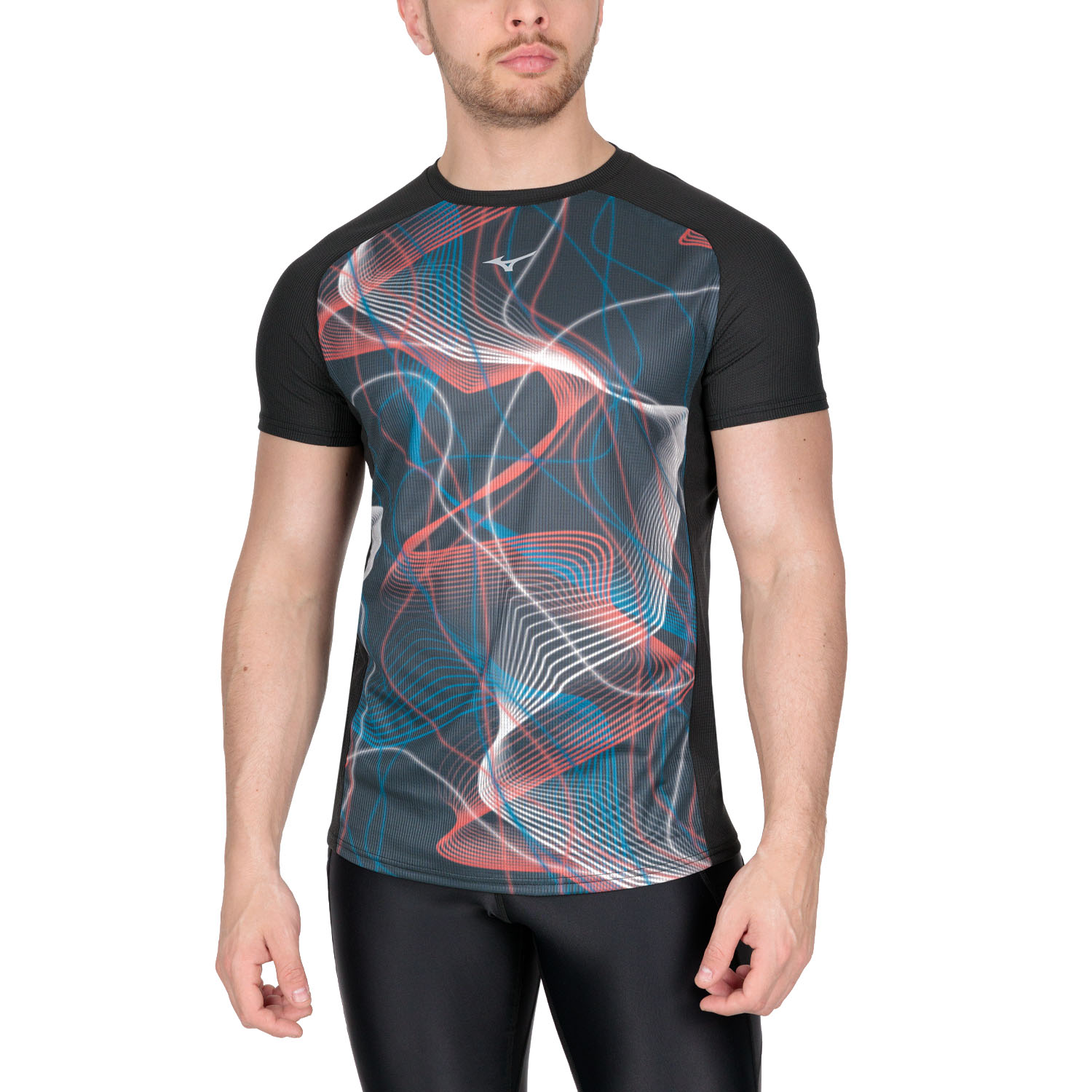 Mizuno Aero Maglietta Black/Multi