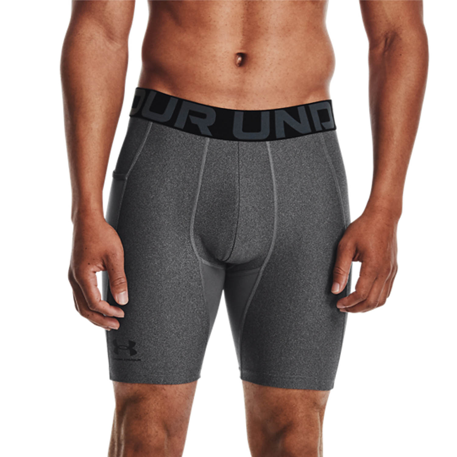 Under Armour HeatGear Calzamaglia Carbon Heather/Black