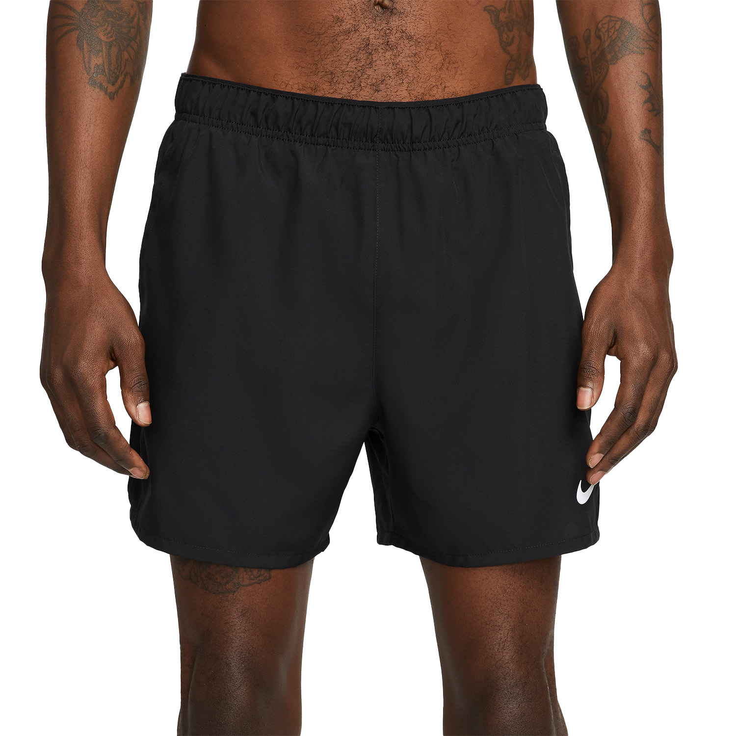 Nike Challenger 5in Pantaloncini Black/Reflective Silver