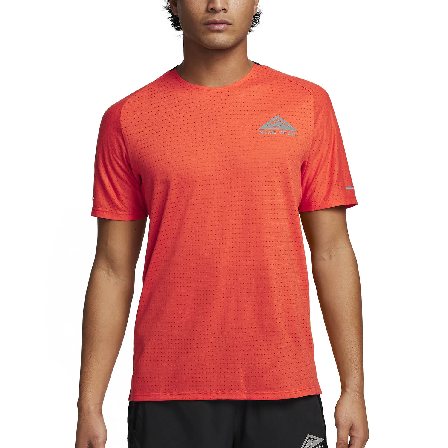 Nike Dri-FIT Solar Chase Maglietta Cosmic Clay/Summit White