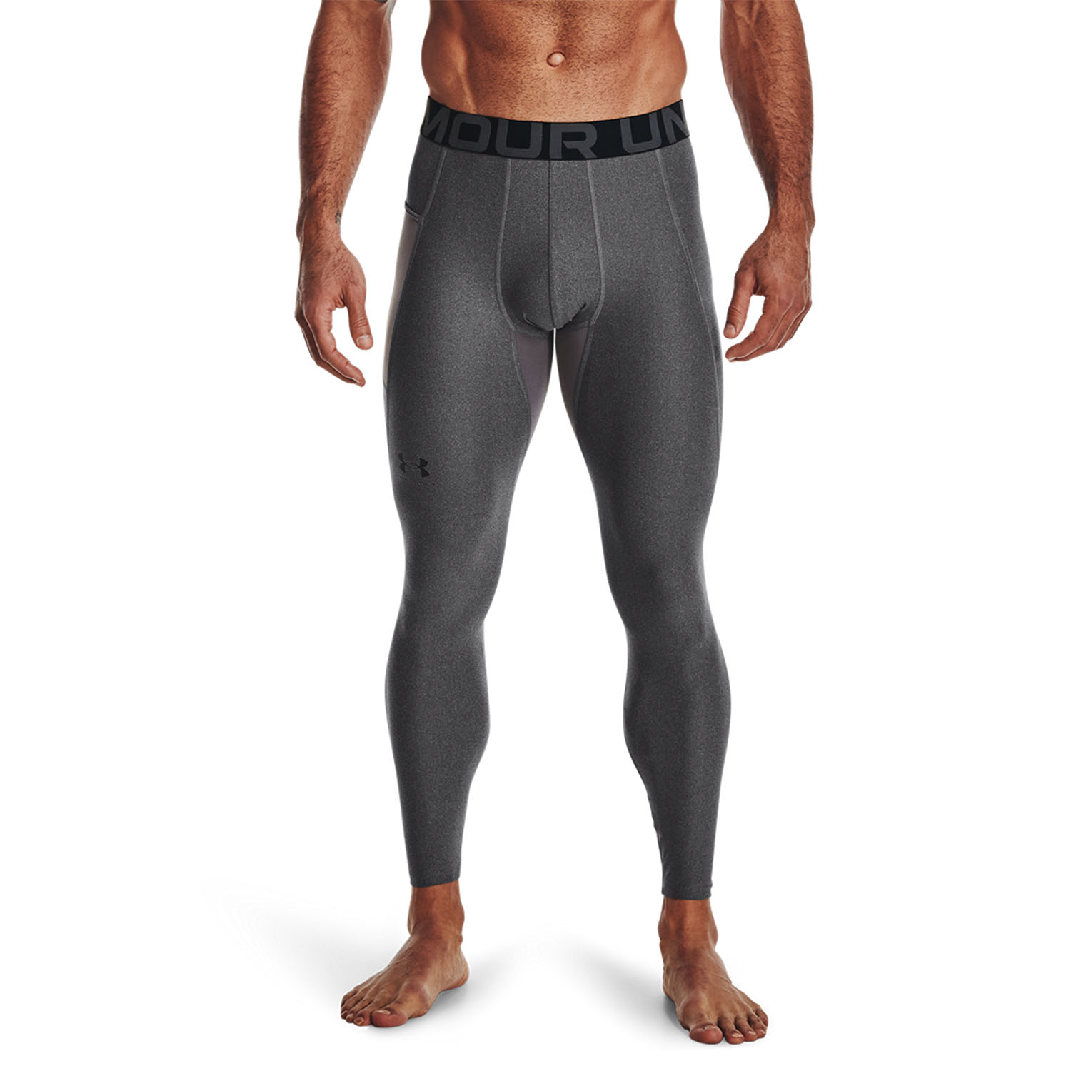 Under Armour HeatGear Calzamaglia Carbon Heather/Black