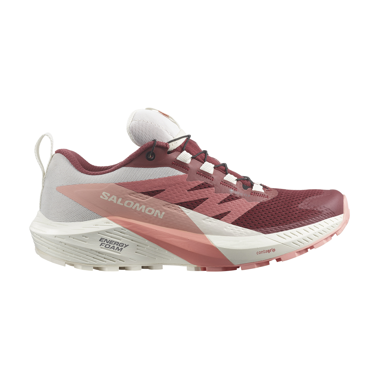 Salomon Sense Ride 5 GTX Syrah/Vanilla Ice/Peach Amber