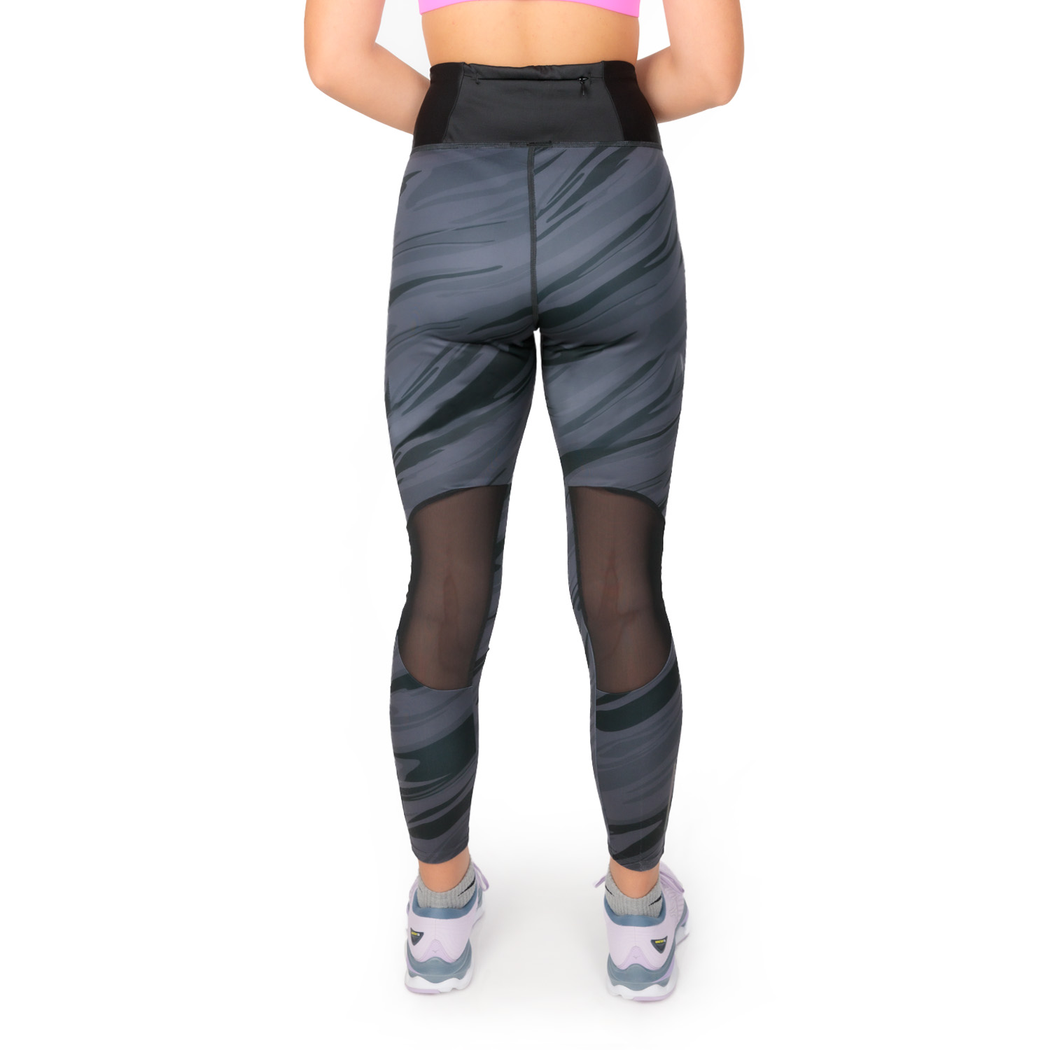 Mizuno 7/8 Printed Tights Black