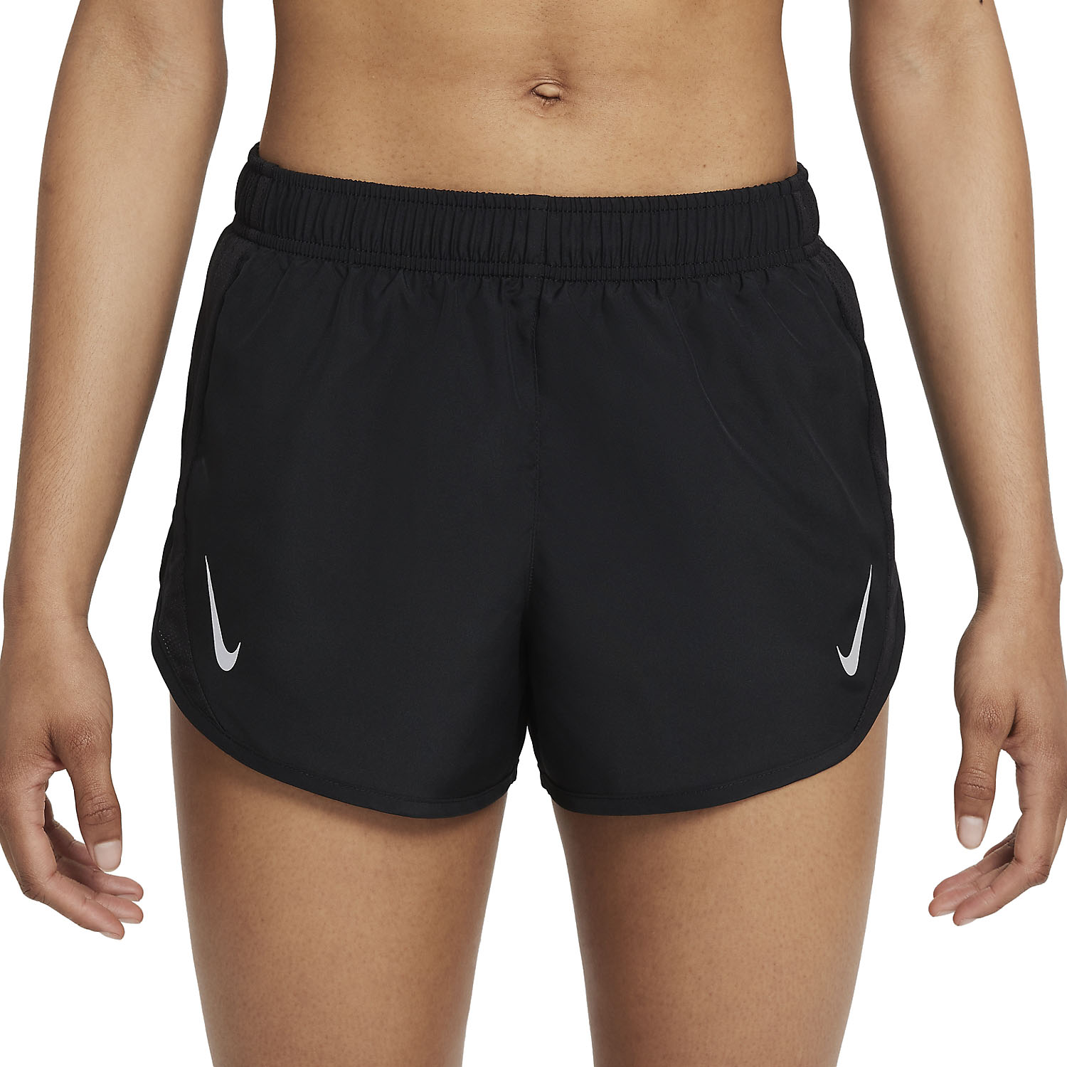 Nike Tempo Race 3in Pantaloncini Black/Reflective Silver