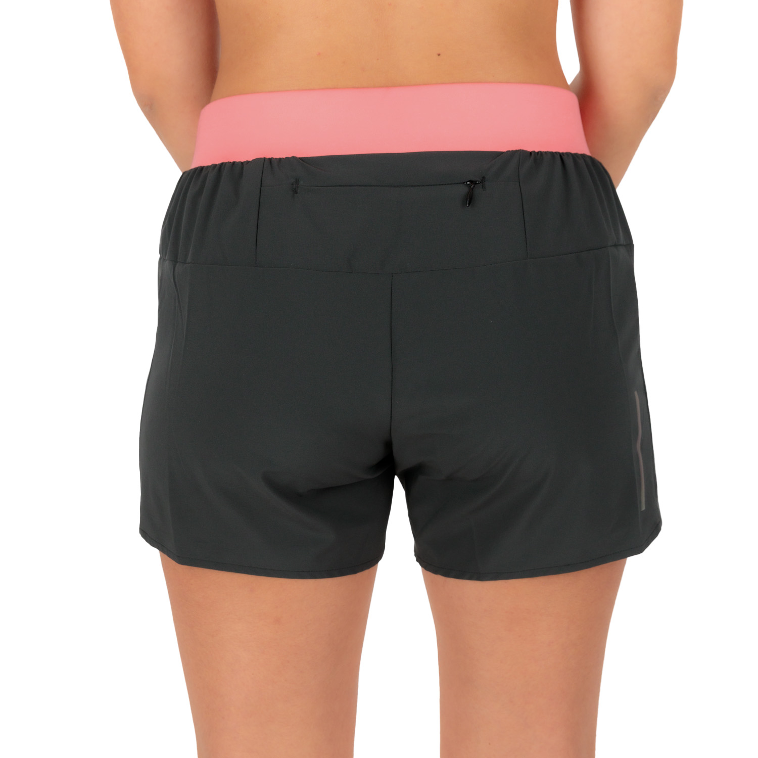 Mizuno Alpha 4.5in Pantaloncini Black/Sunkissed Coral