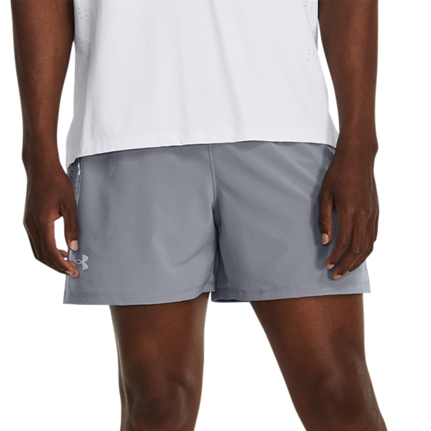 Under Armour Launch Elite 5in Pantaloncini Steel/Black