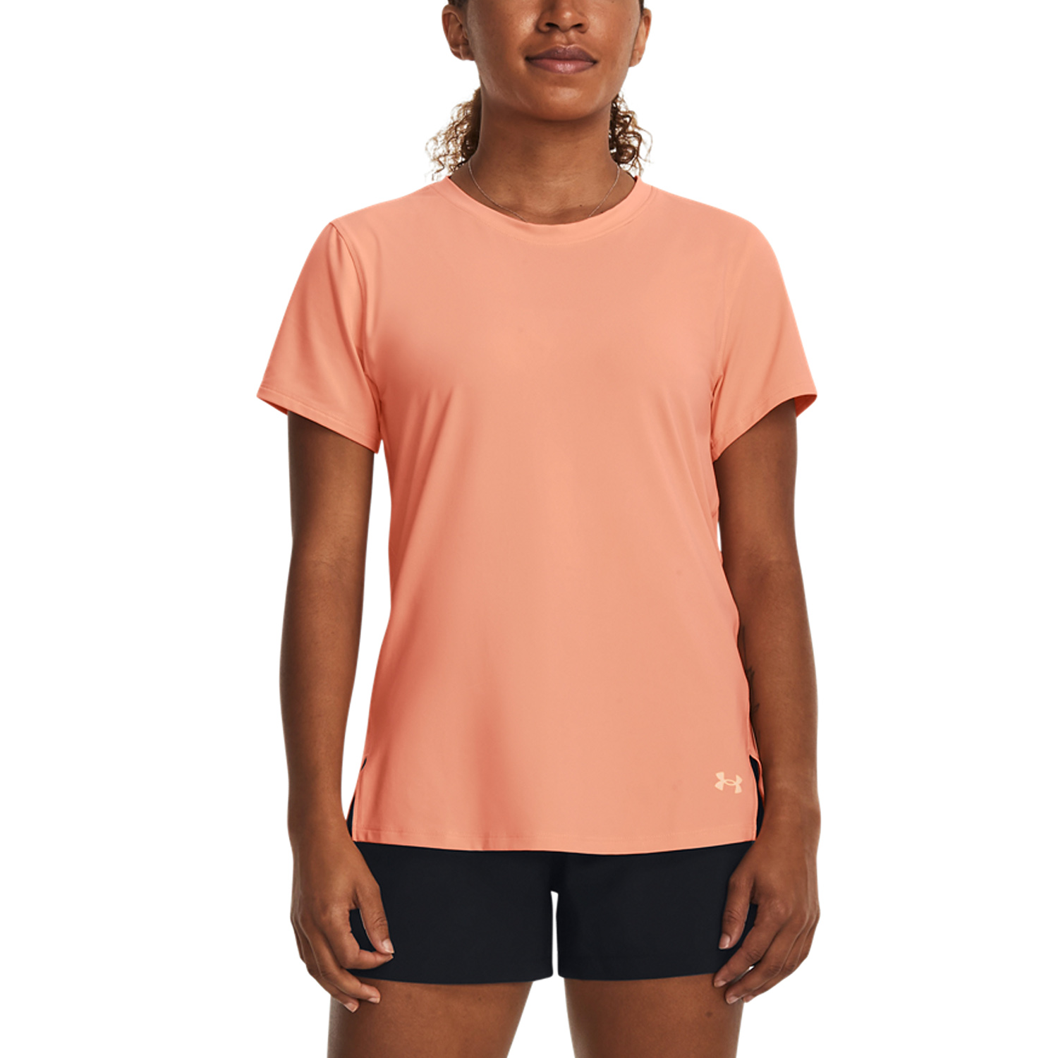 Under Armour Iso-Chill Laser Maglietta Bubble Peach/Reflective