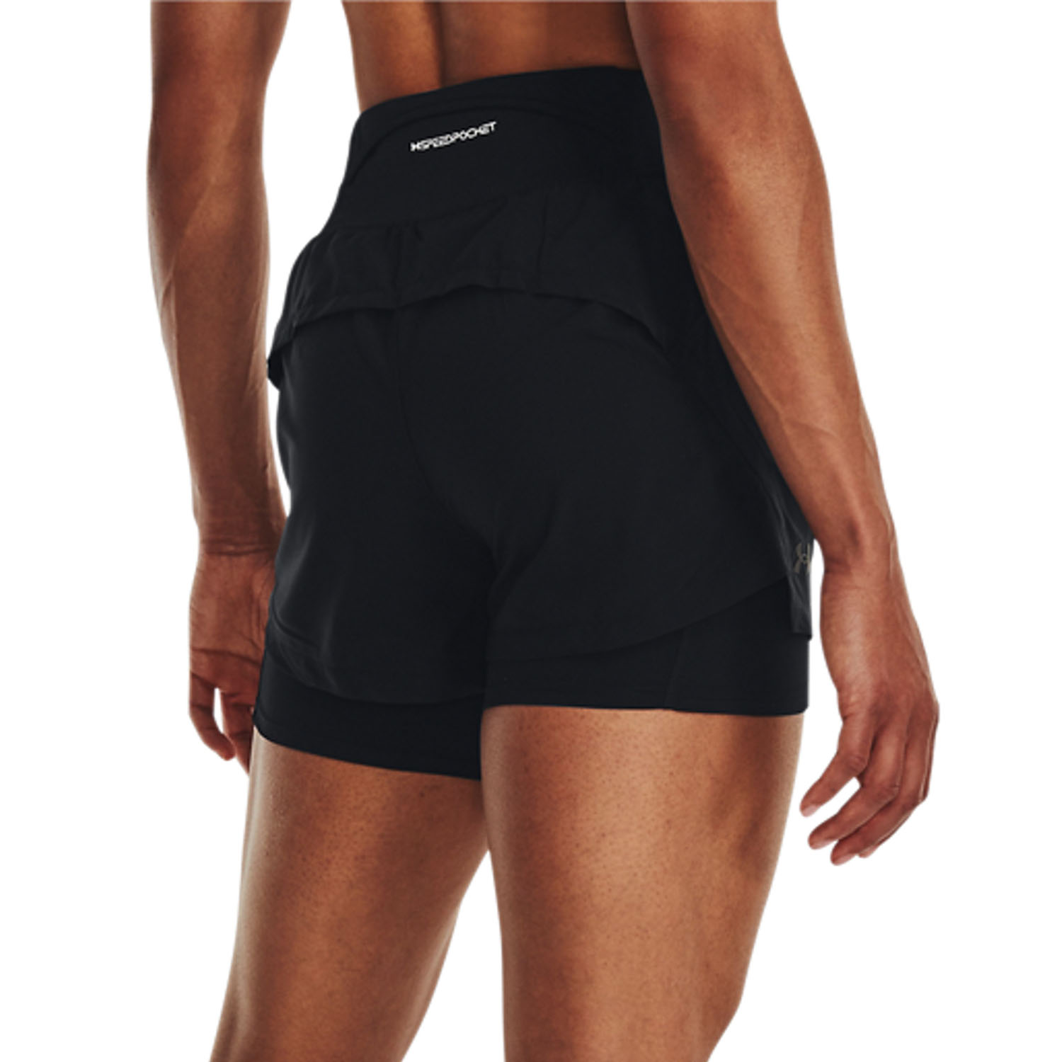 Under Armour Elite 2 in 1 3in Pantaloncini Black/Reflective
