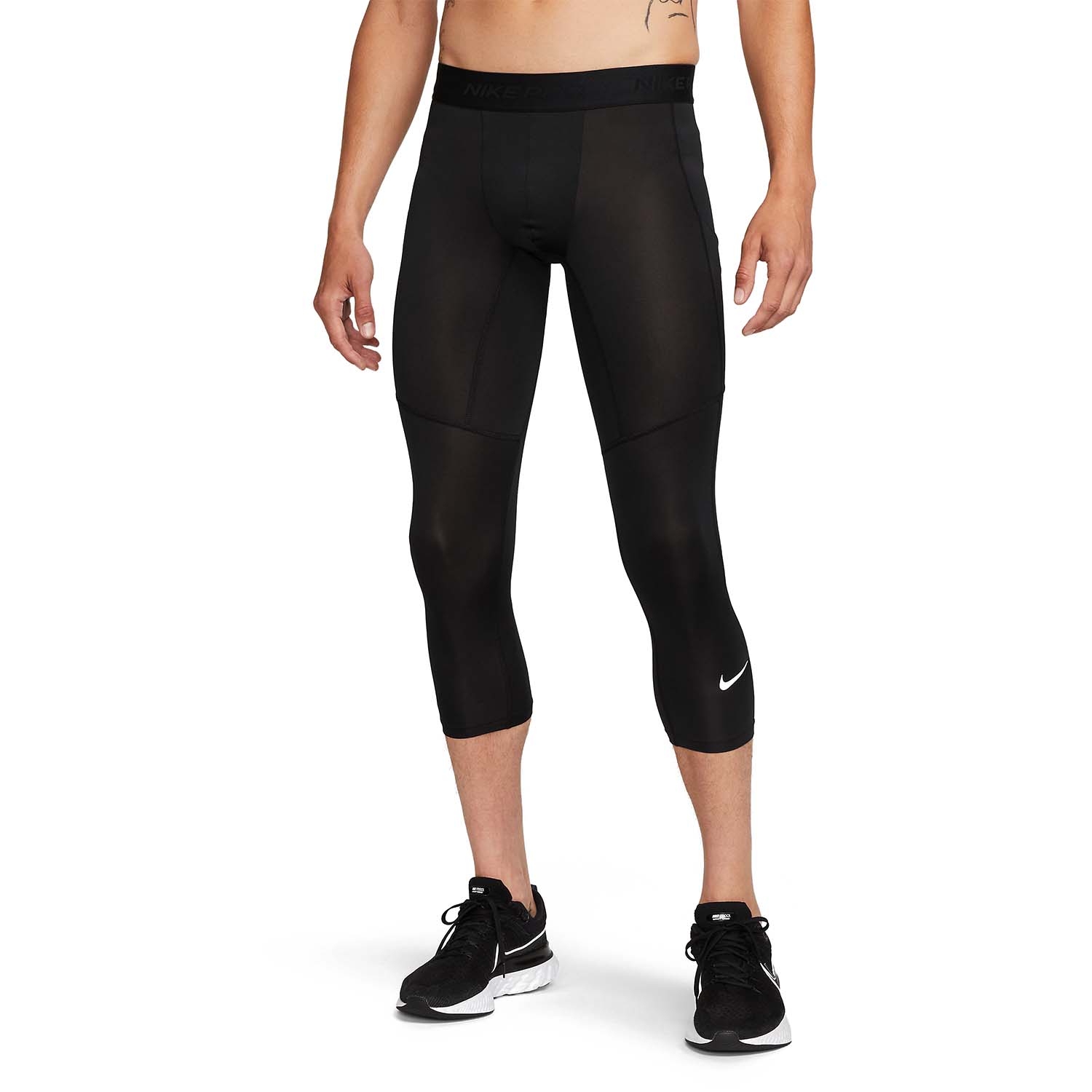 Nike Dri-FIT Pro 3/4 Calzamaglia Black/White