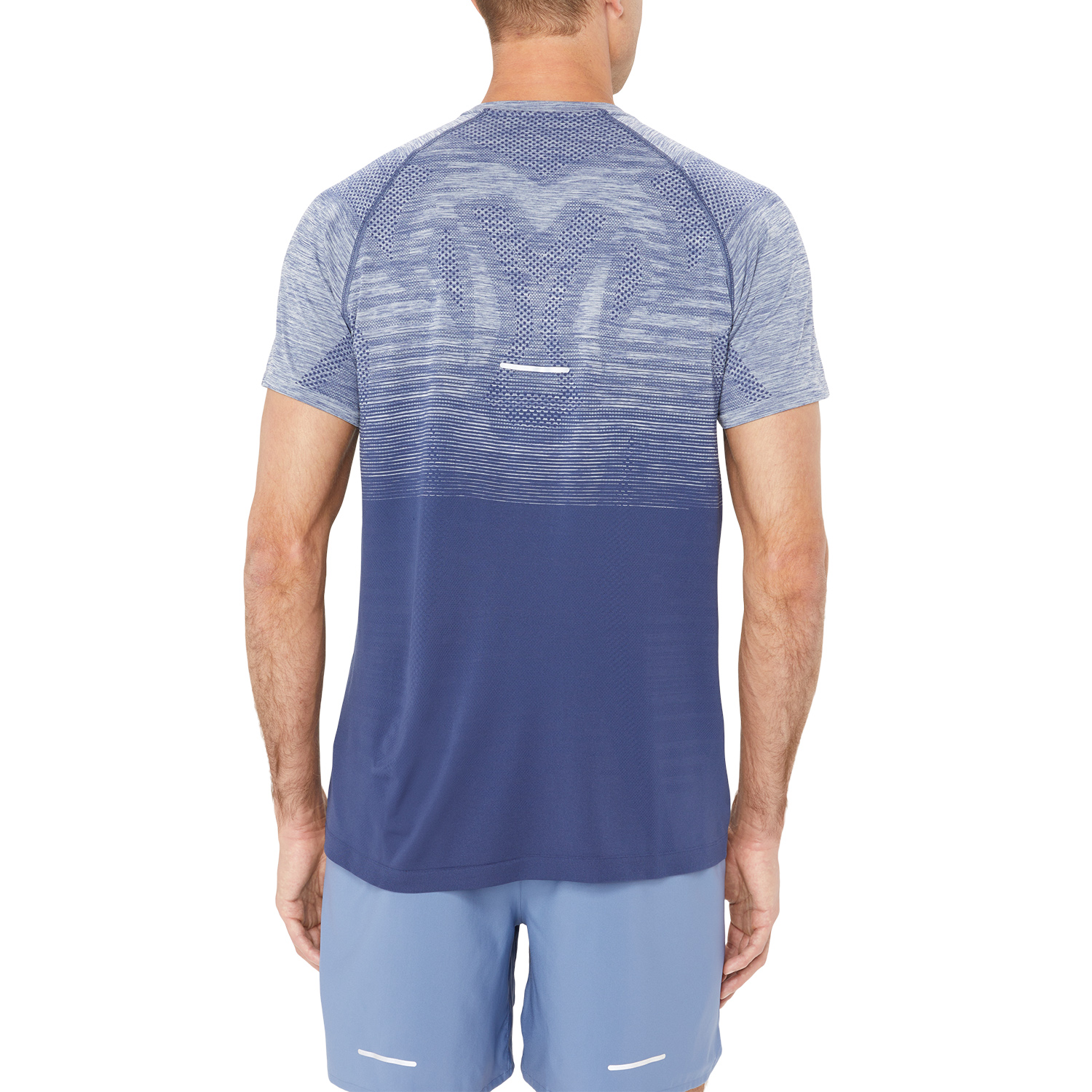 Asics Seamless Maglietta Denim Blue/Thunder Blue