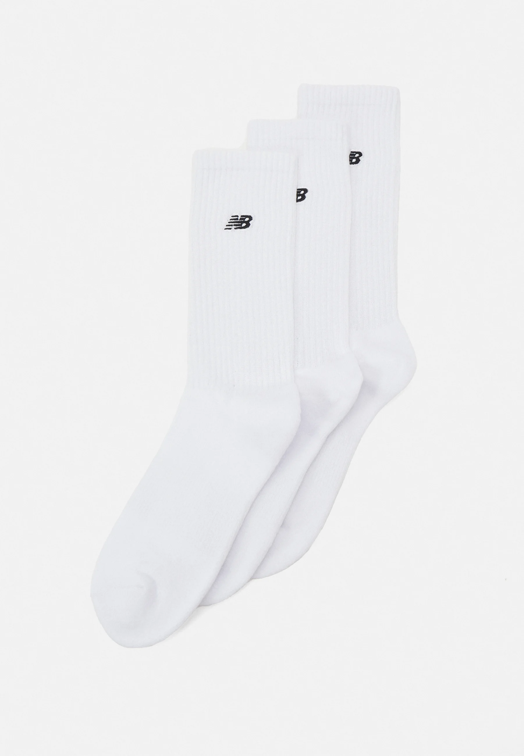 New Balance ESSENTIALS CUSHIONED CREW SOCKS PATCH LOGO 3 PACK - Calze