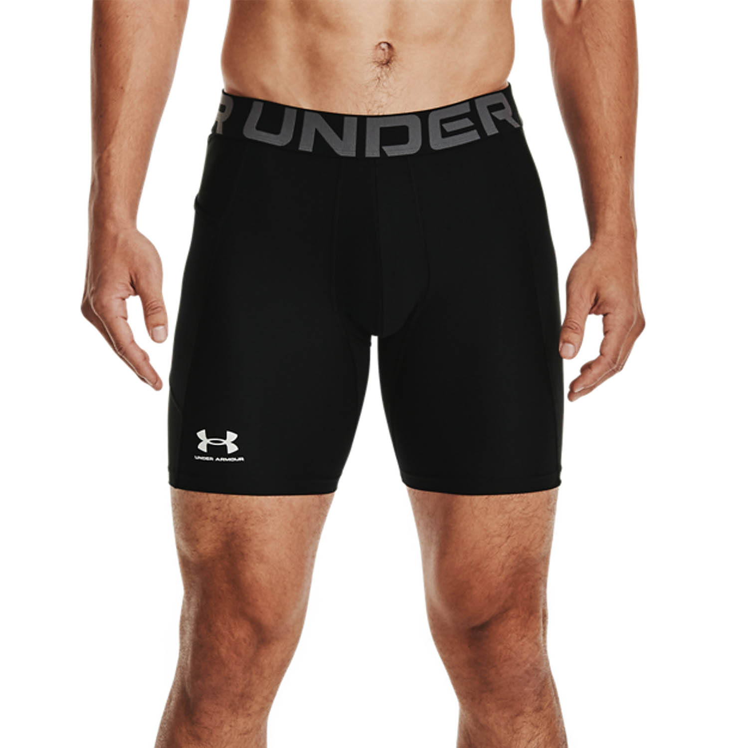 Under Armour HeatGear Calzamaglia Corta Black/Pitch Gray