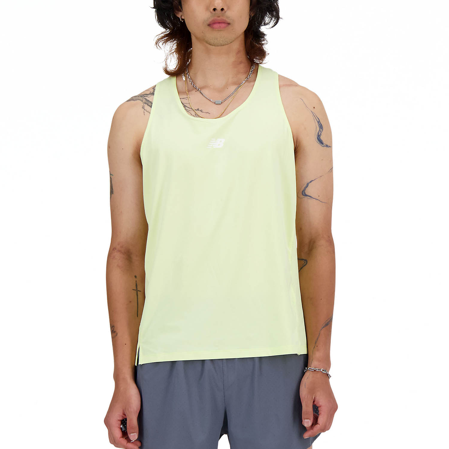 New Balance Athletics Racing Canotta Limelight