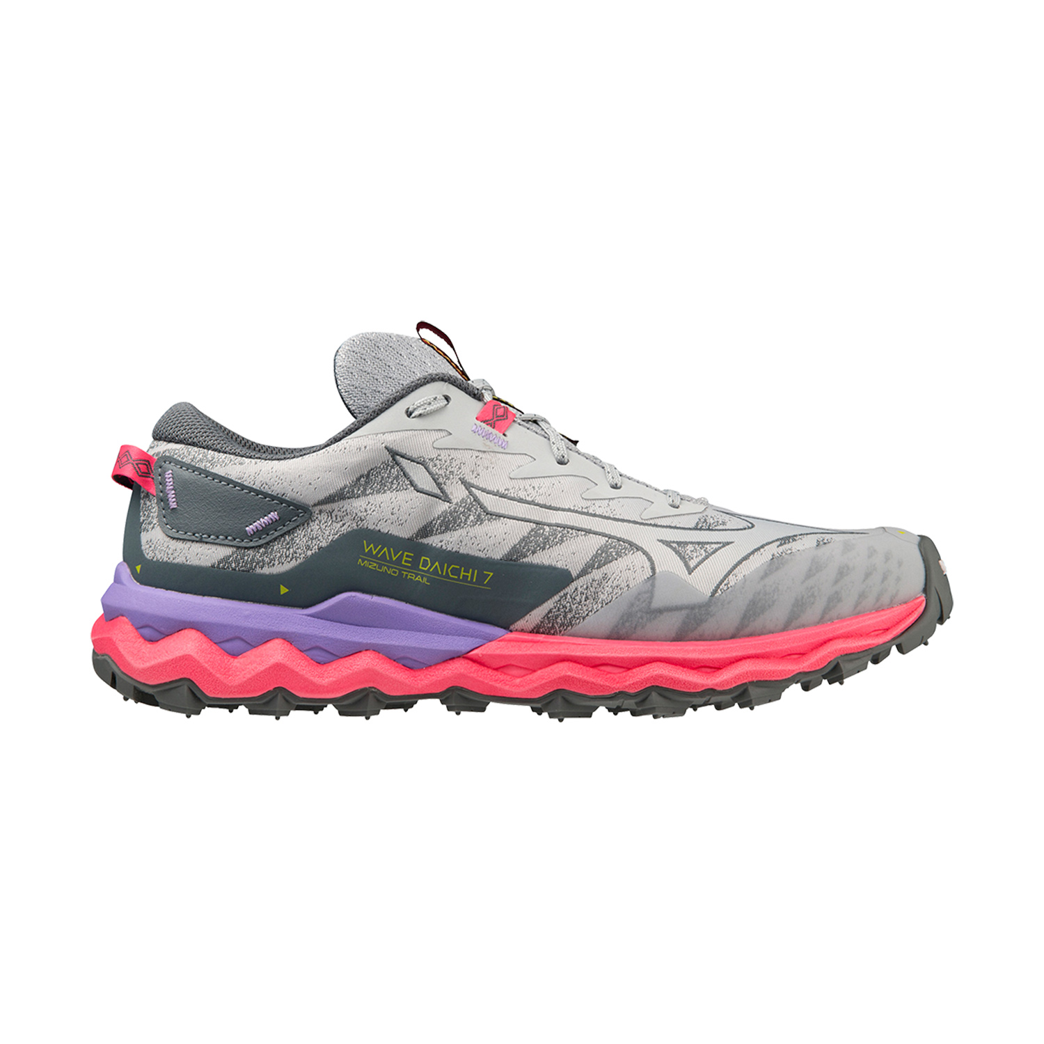 Mizuno Wave Daichi 7 Pearl Blue/High Vis Pink/Purple Punch