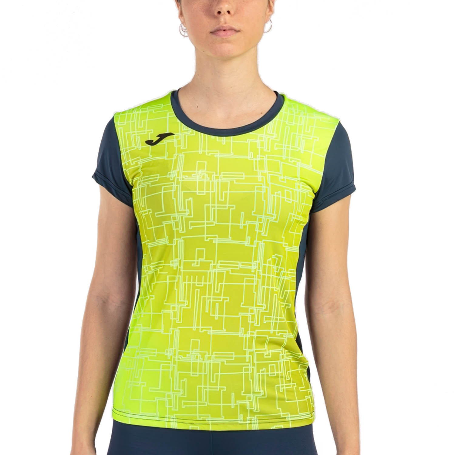 Joma Elite VIII Maglietta Royal/Fluor Yellow