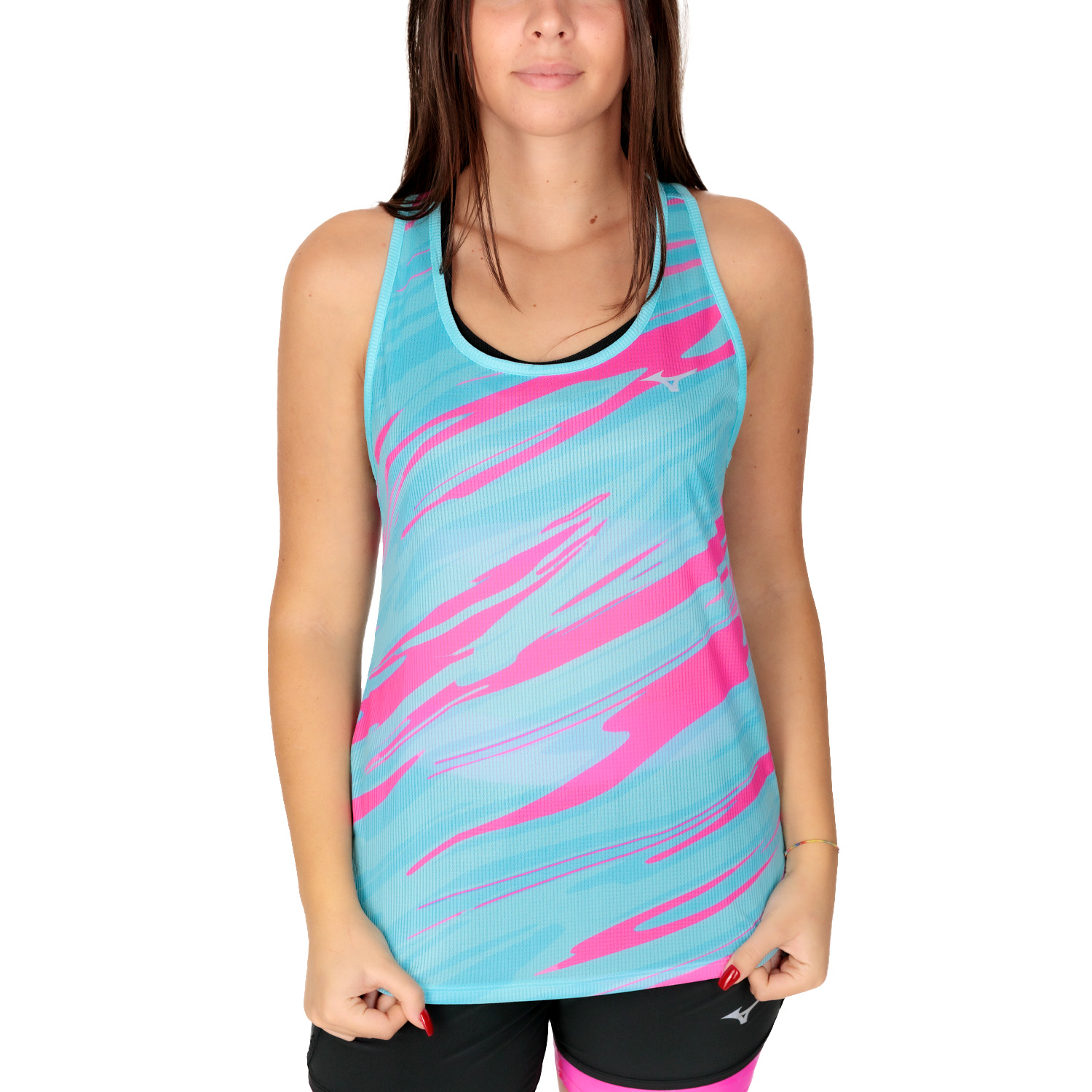 Mizuno Dryaeroflow Graphic Canotta Antigua Sand