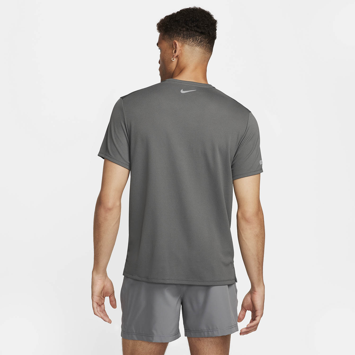 Nike Miler Flash Maglietta Iron Grey/Reflective Silver