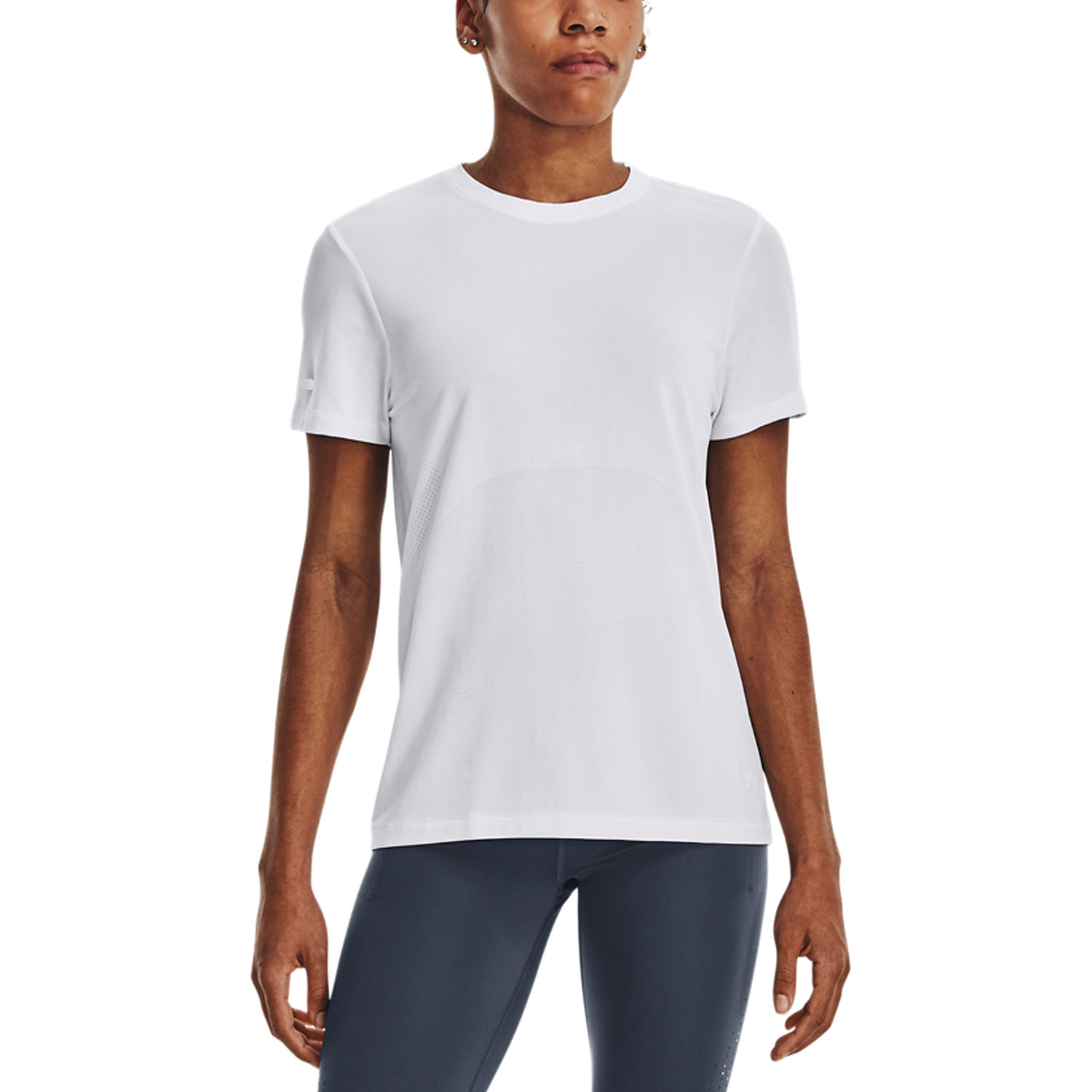 Under Armour Seamless Stride Maglietta White/Reflective
