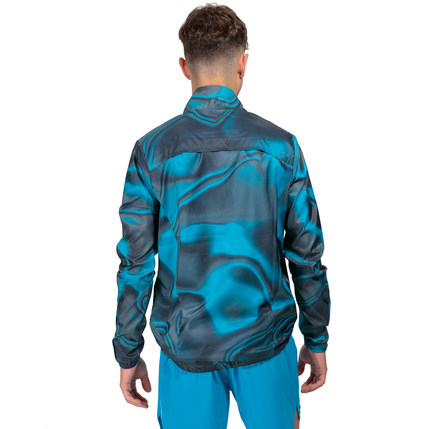 Mizuno Premium Aero Giacca Hawaiian Ocean/Black