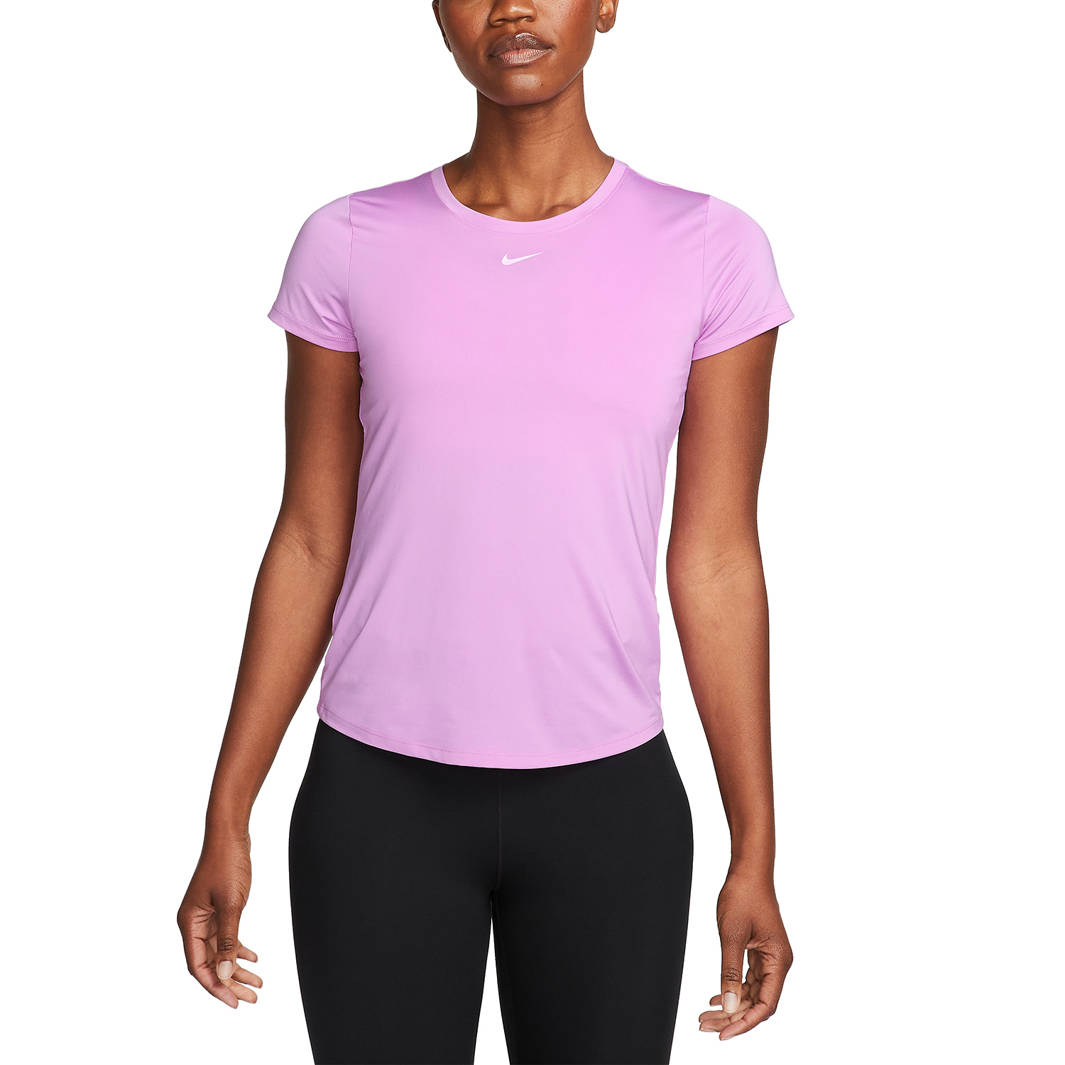 Nike Dri-FIT One Logo Maglietta Rush Fuchsia/White