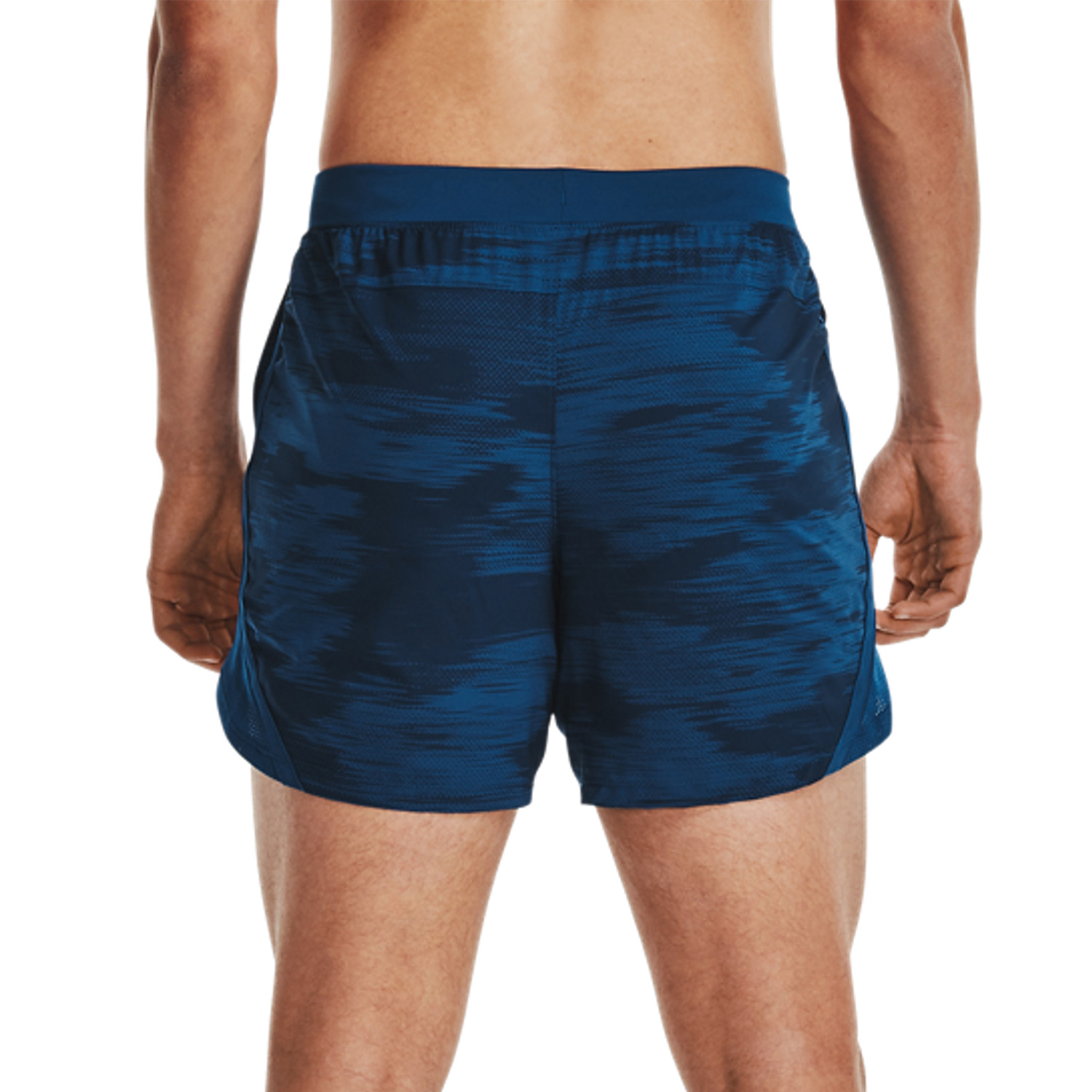 Under Armour Launch Printed 5in Pantaloncini Varsity Blue/Reflective