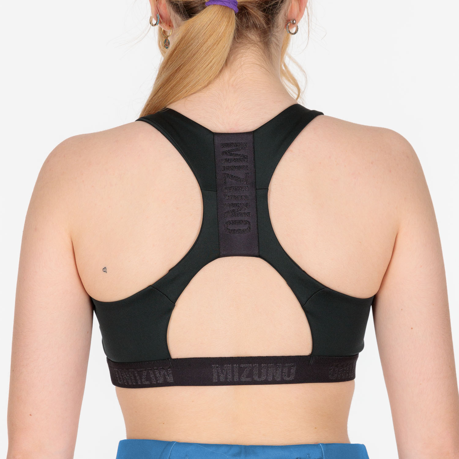 Mizuno Alpha Graphic Reggiseno Sportivo Copen Blue