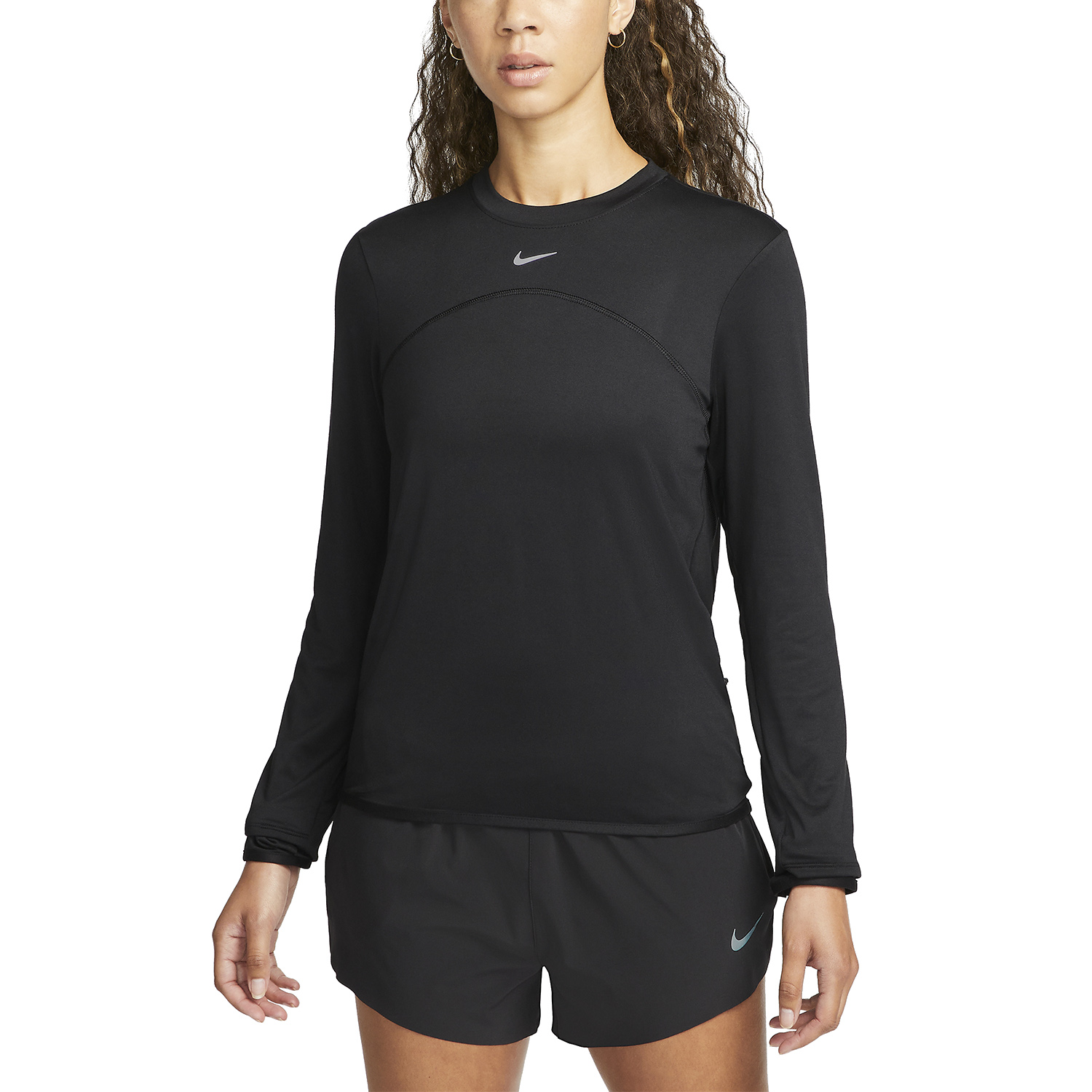 Nike Dri-FIT Swift Element UV Maglia Black/Reflective Silver