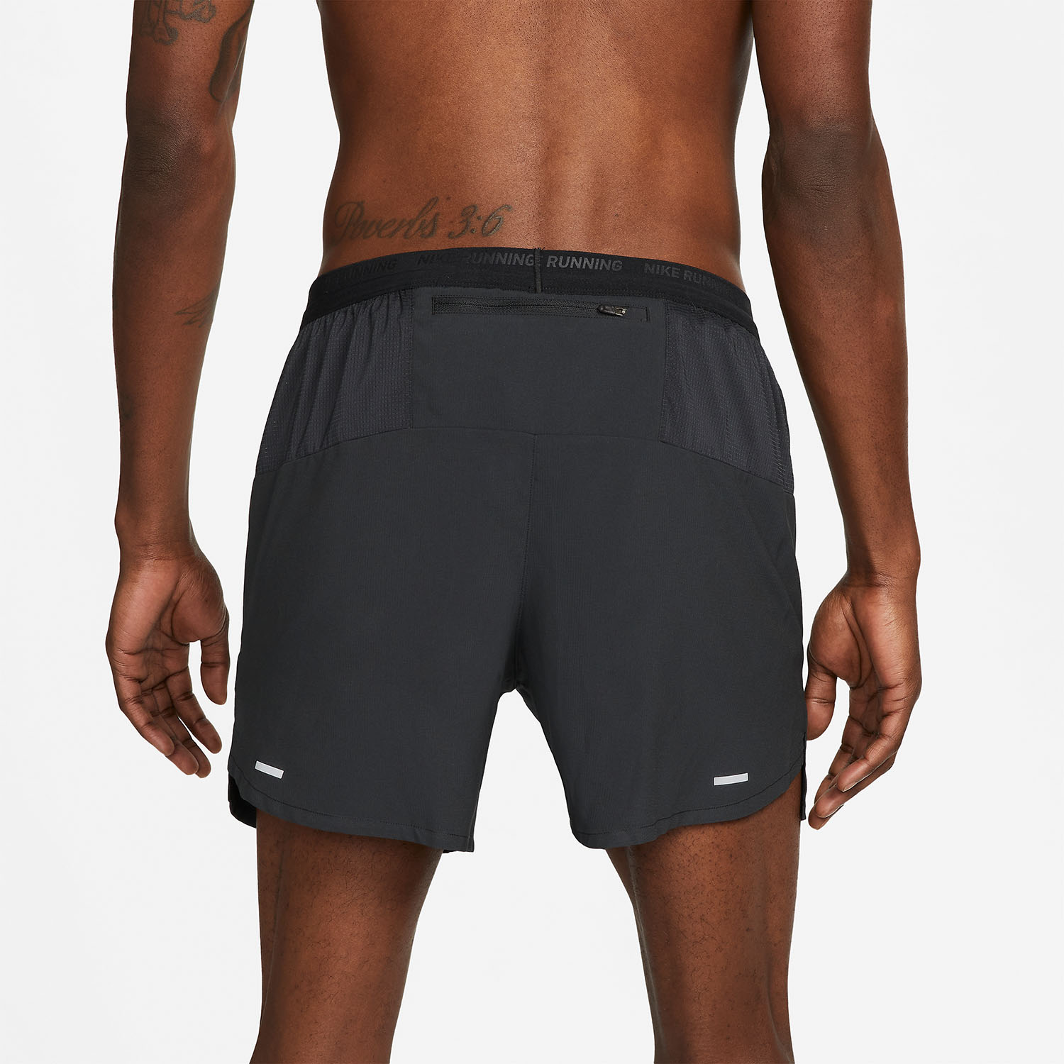 Nike Dri-FIT Stride 5in Pantaloncini Black/Reflective Silver
