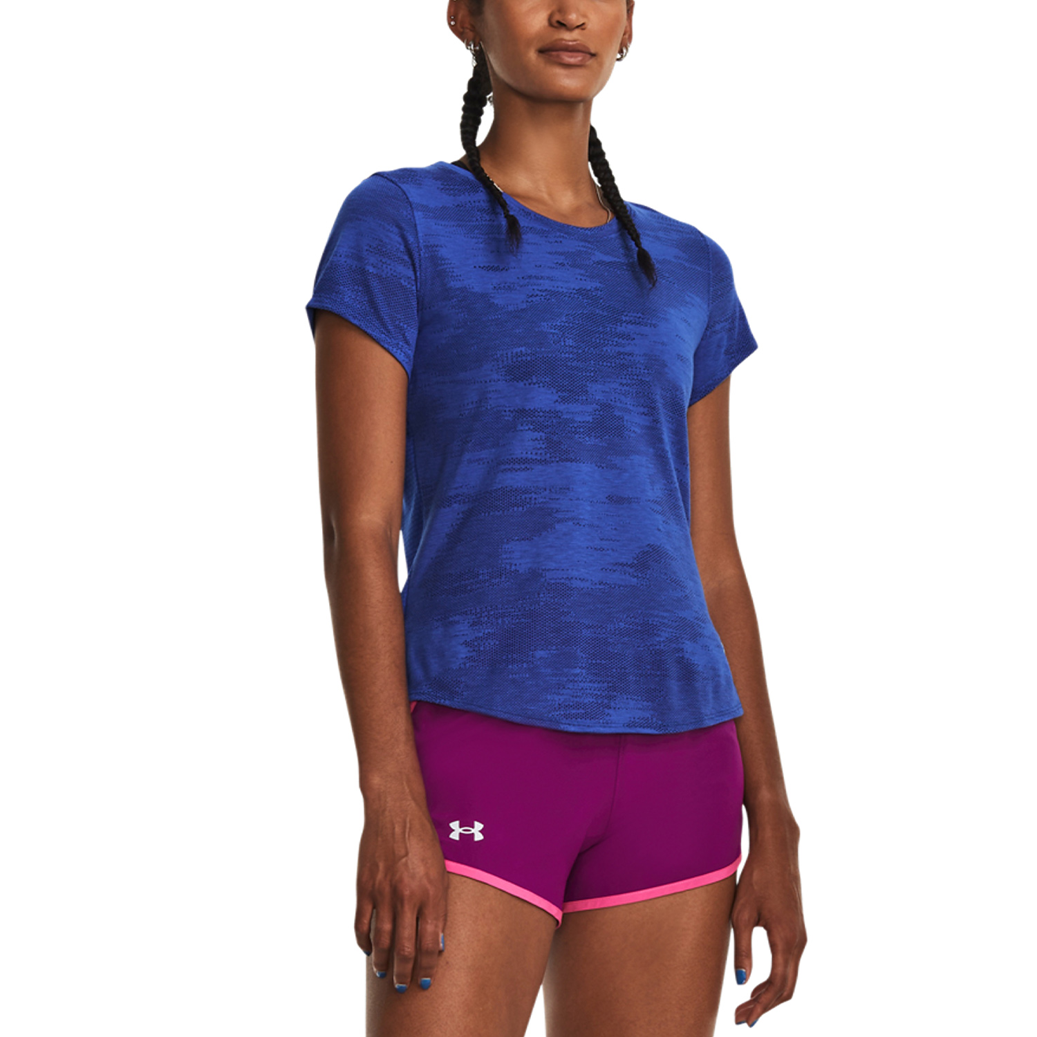 Under Armour Streaker Speed Camo Maglietta Team Royal/Reflective
