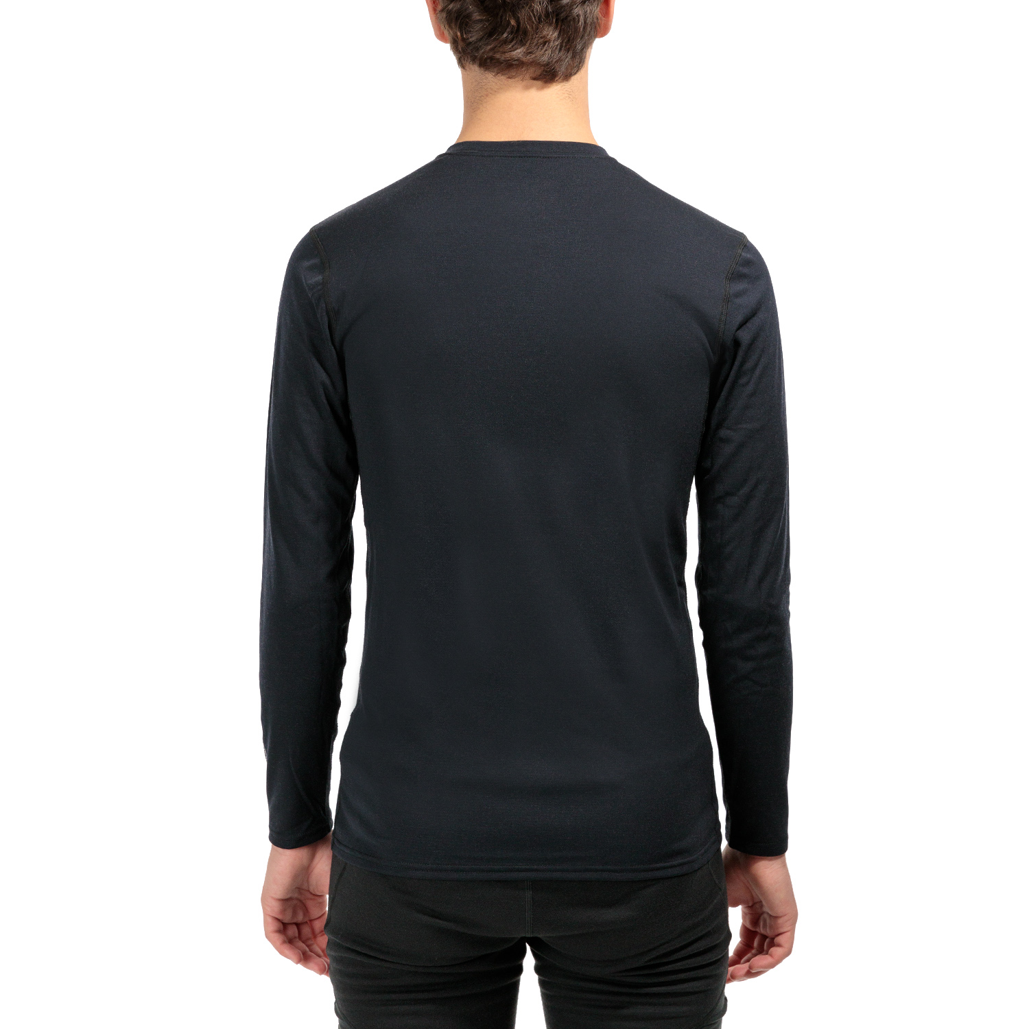 Mizuno Mid Weight Crew Maglia Black