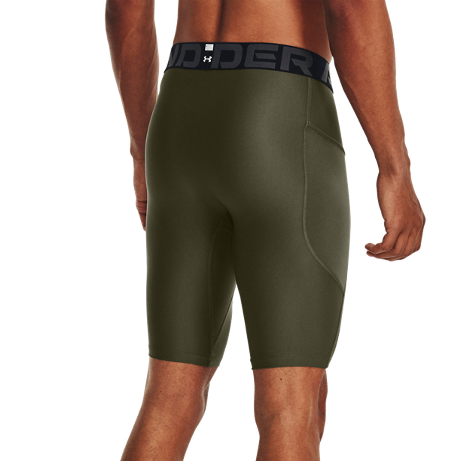 Under Armour HeatGear Pro Calzamaglia Corta Marine Od Green/Black