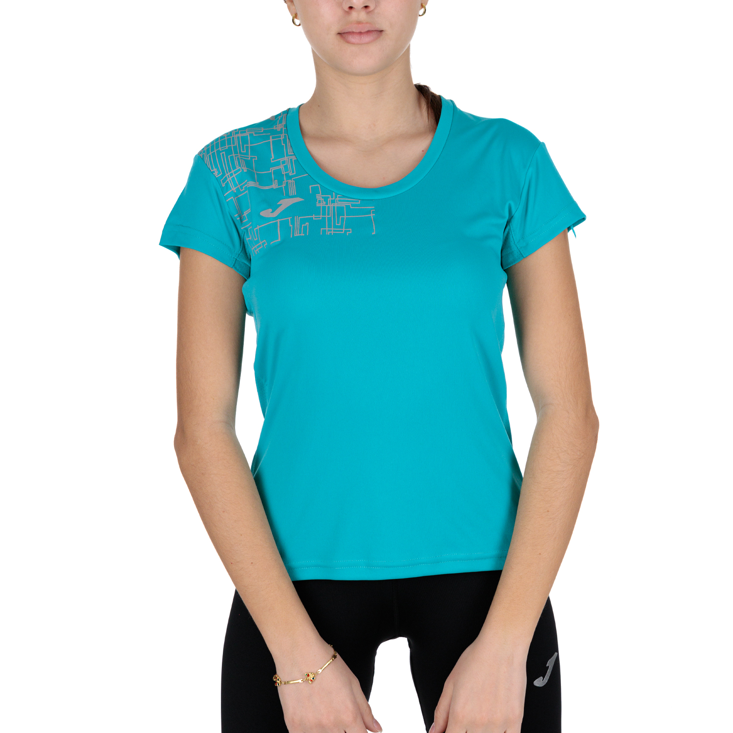 Joma Elite VIII Logo Maglietta Turquoise