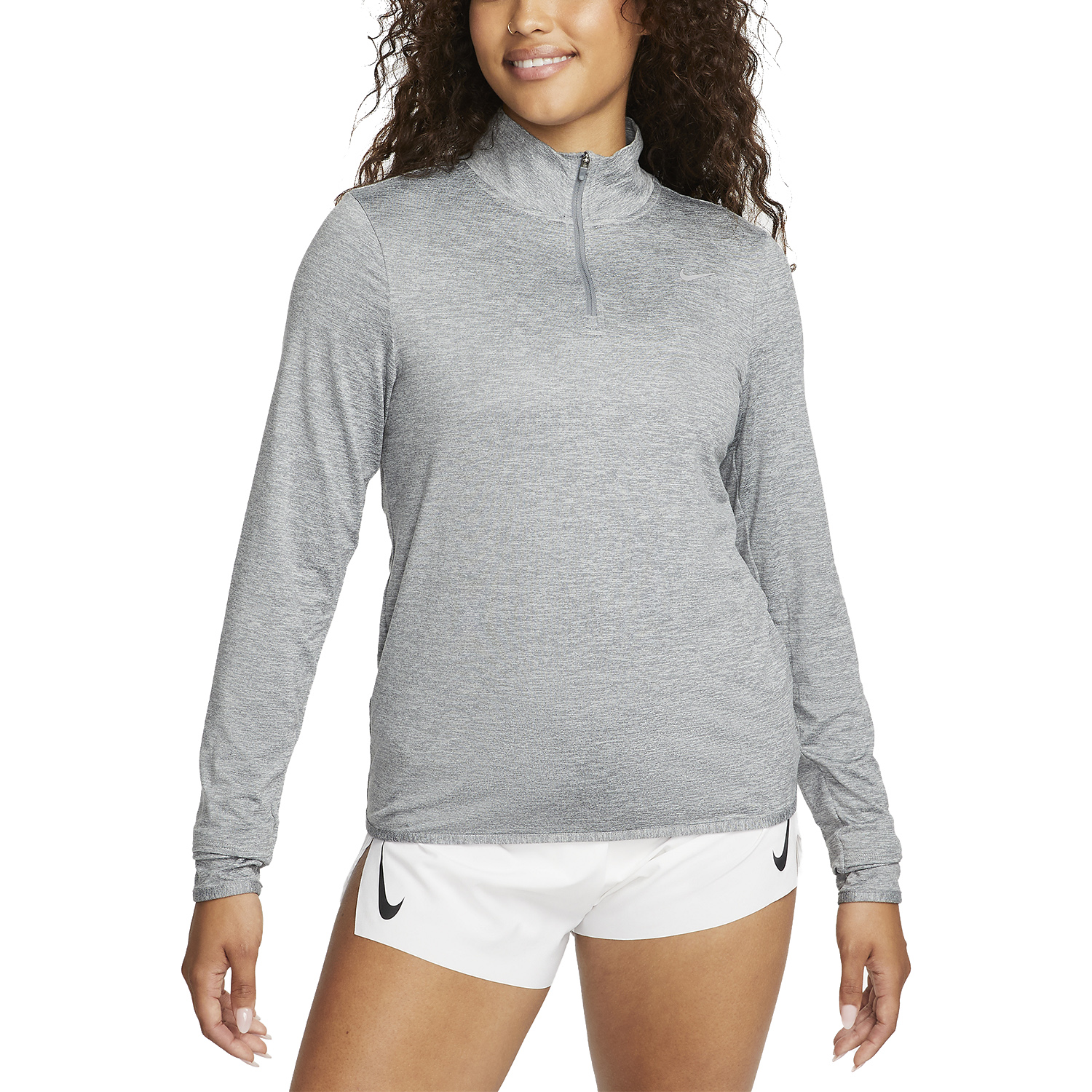 Nike Element Maglia Smoke Grey/Light Smoke Grey/Reflective Silver