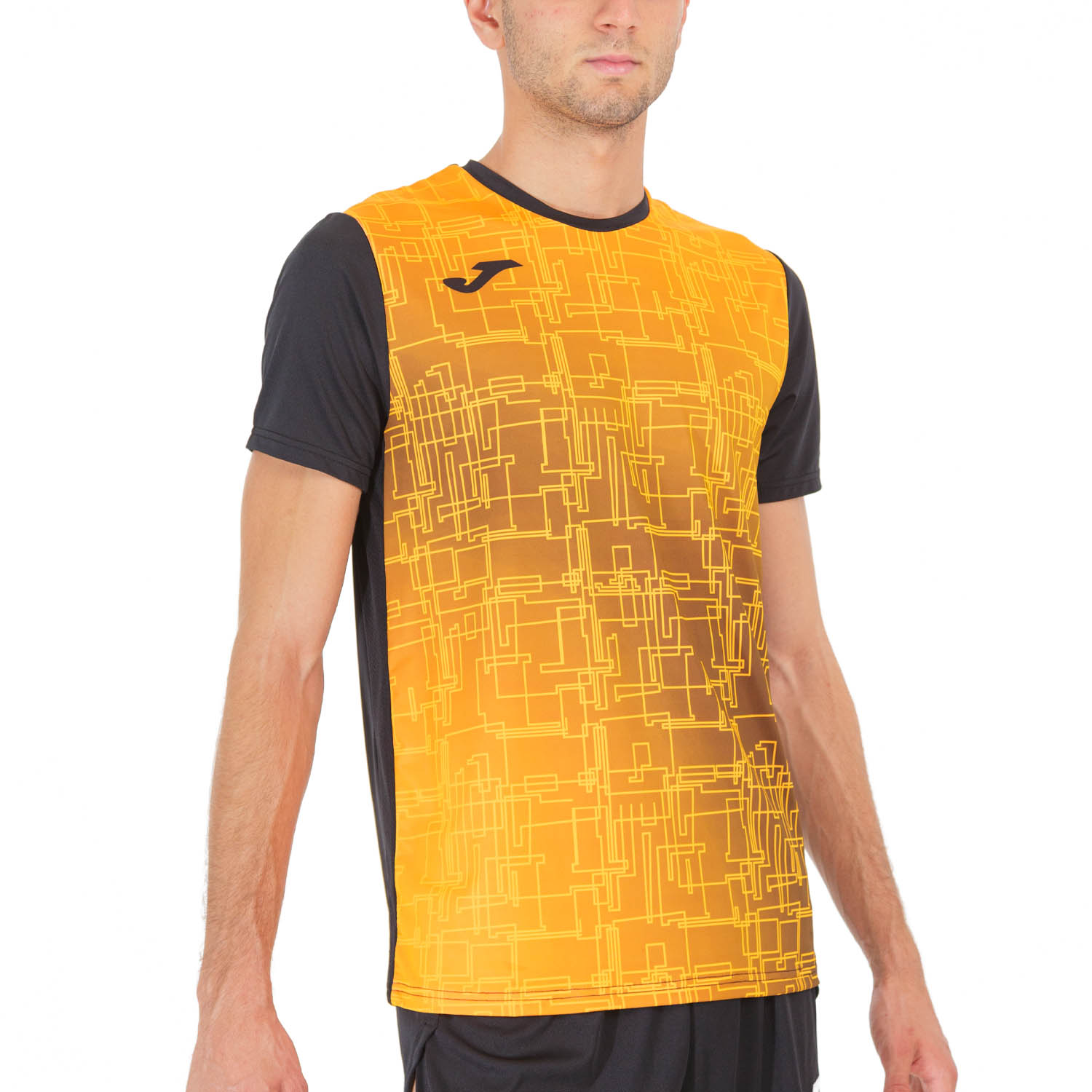 Joma Elite VIII Maglietta Black/Orange