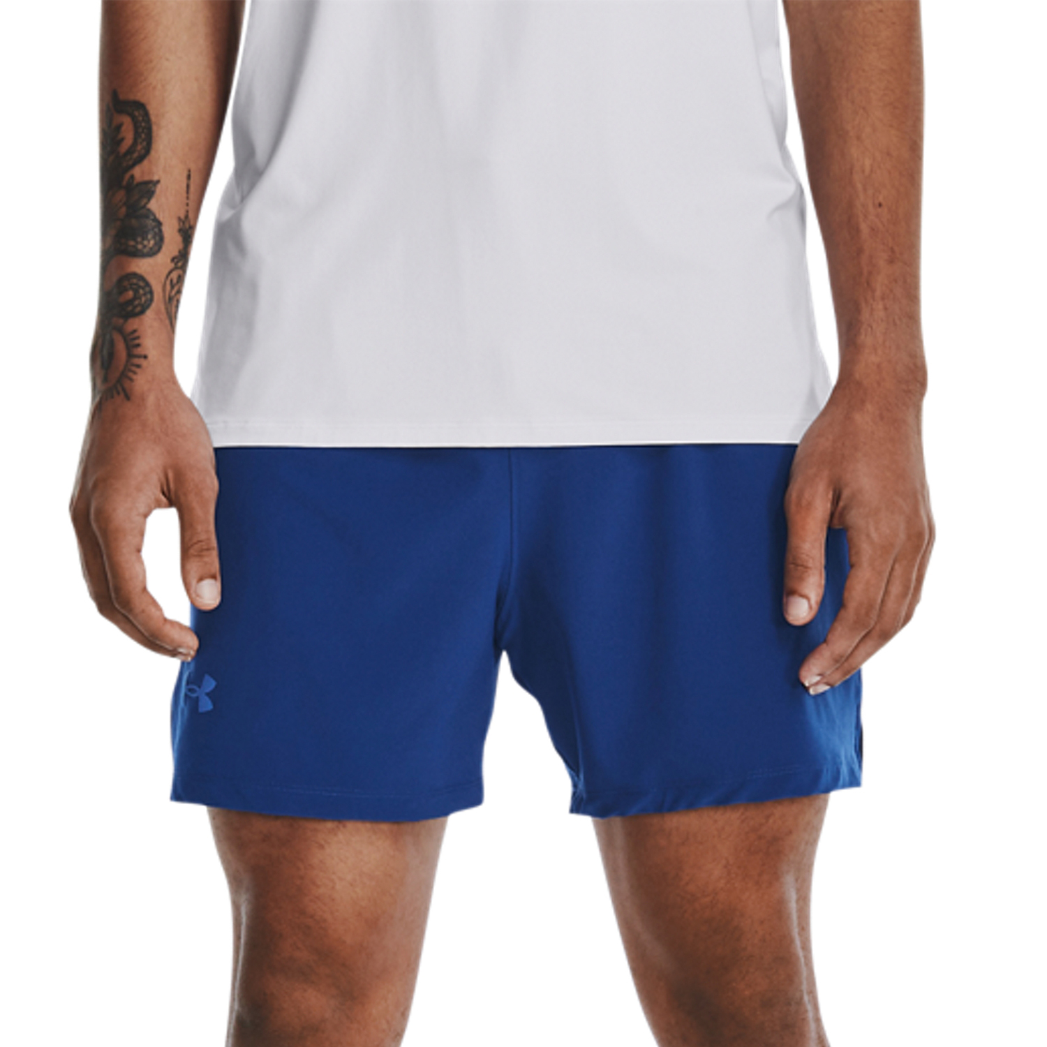 Under Armour Launch Elite 5in Pantaloncini Blue Mirage/Black/Reflective
