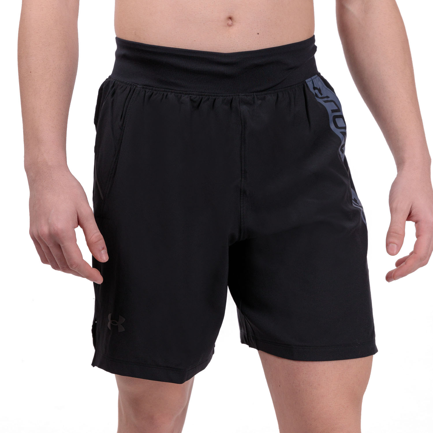 Under Armour Launch Elite Graphic 7in Pantaloncini Black/Reflective
