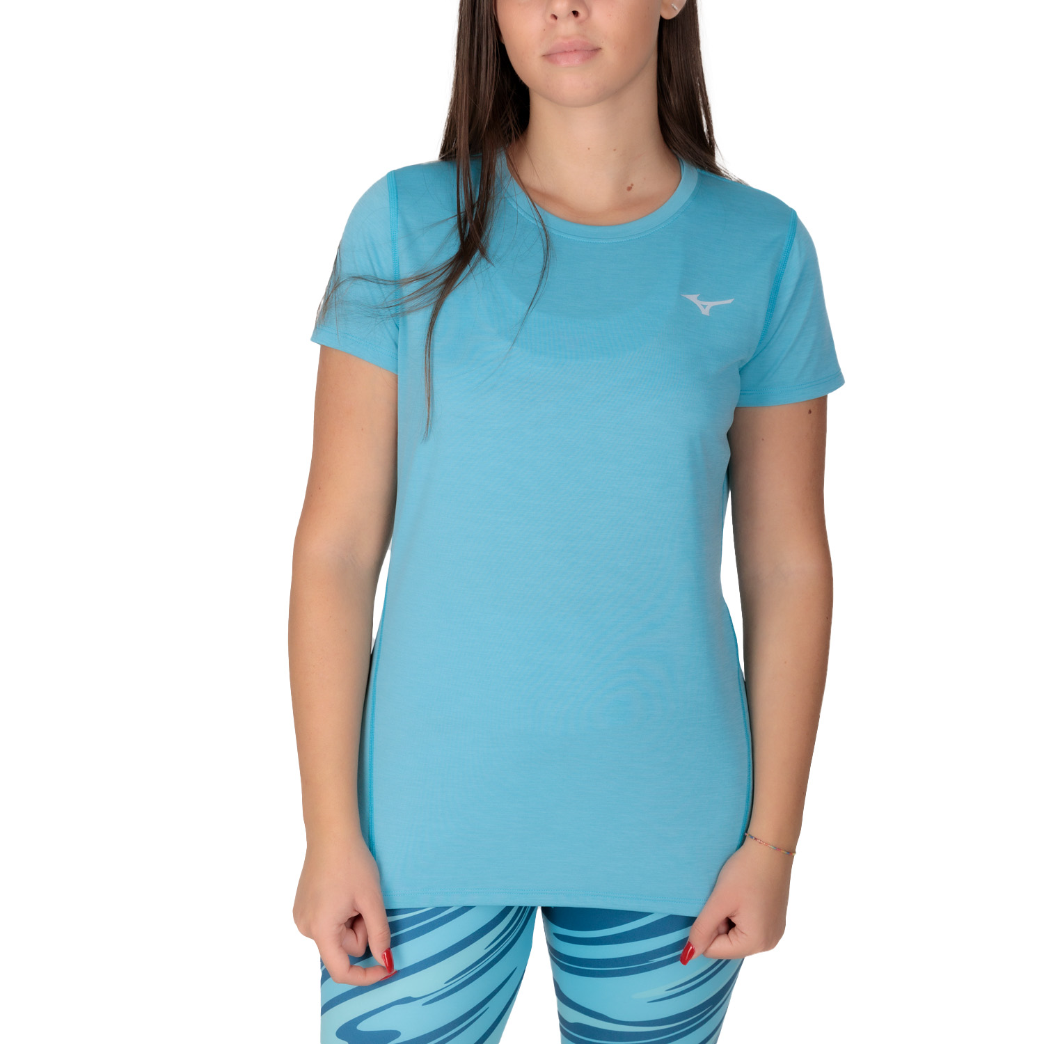 Mizuno Impulse Core Maglietta Maui Blue