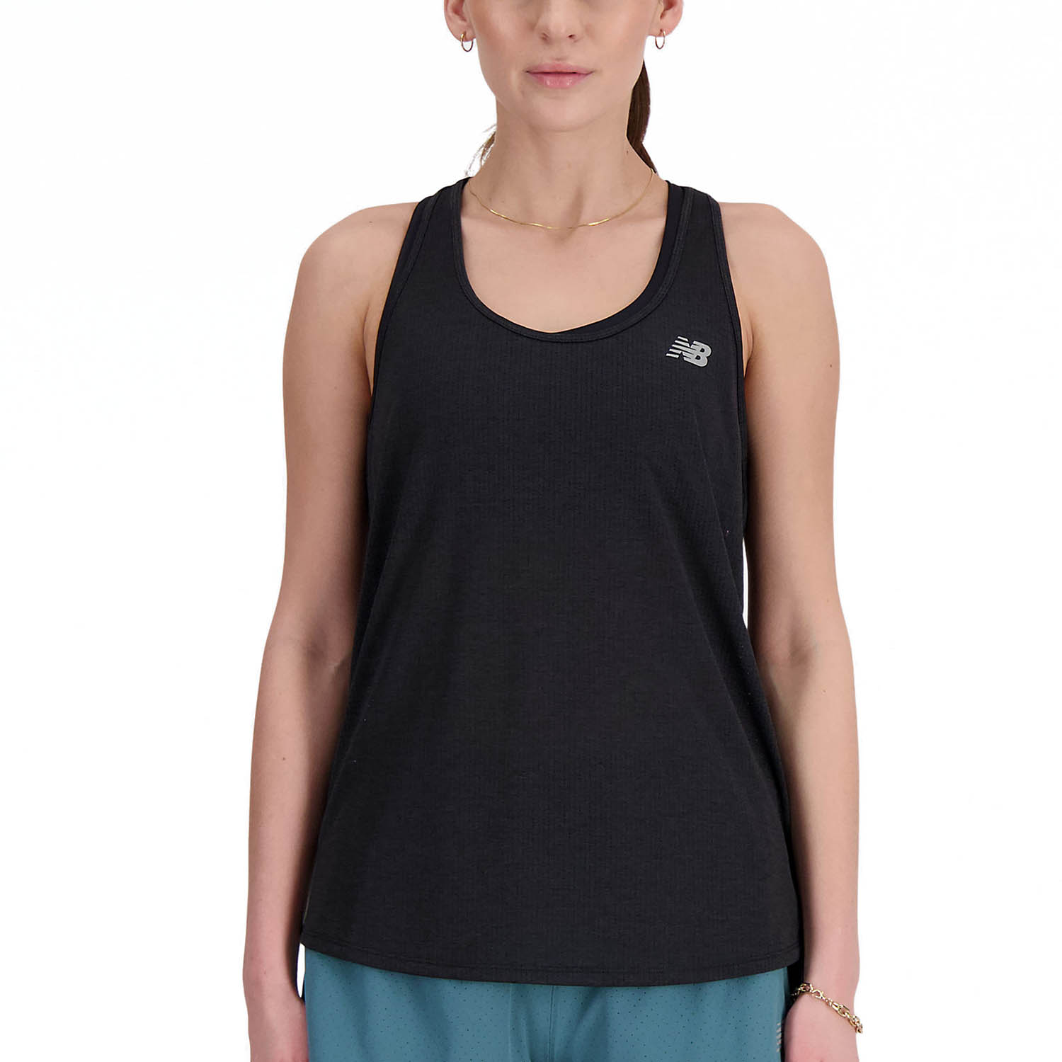 New Balance Athletics Canotta Black Heather