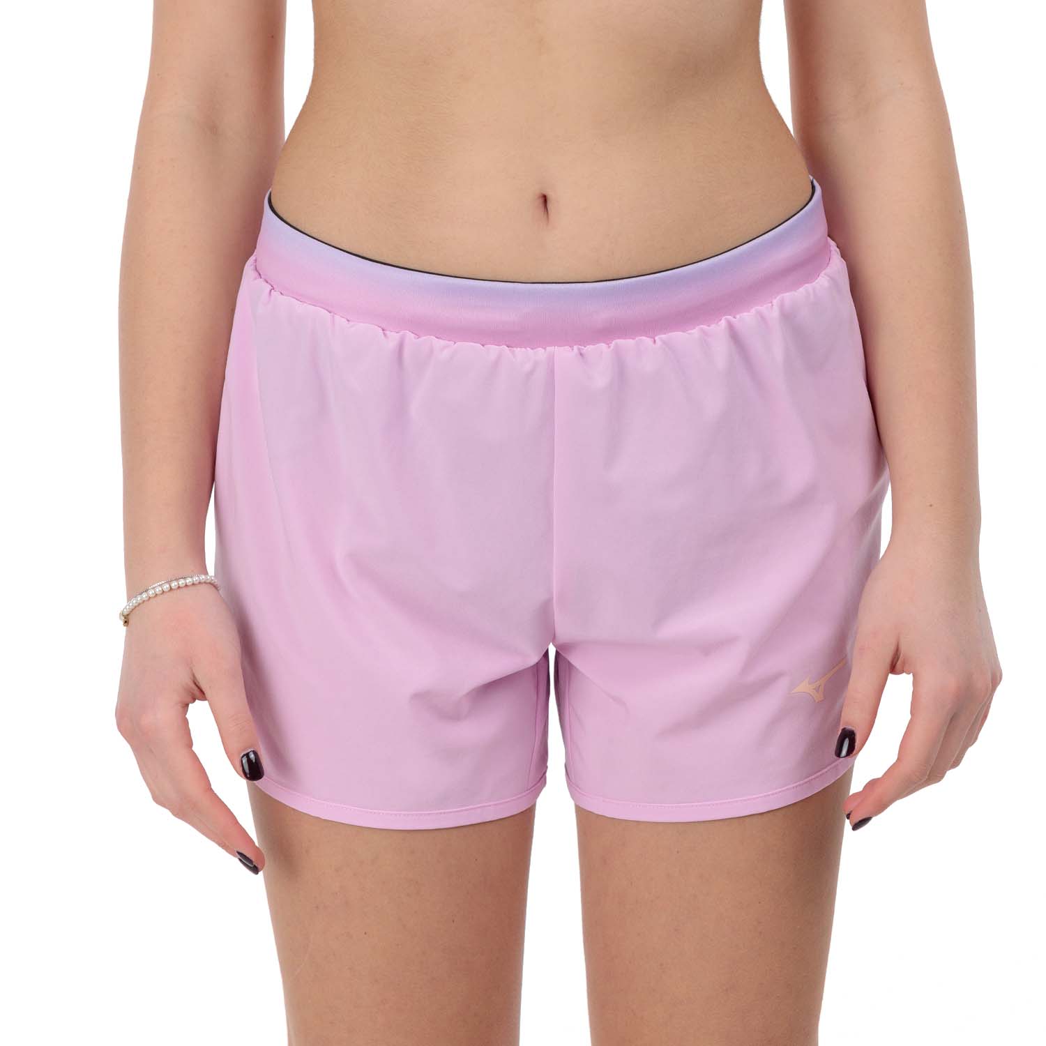 Mizuno Aero 4in Pantaloncini Lilac Chiffon
