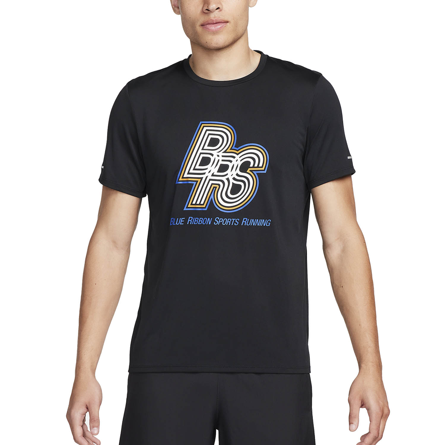 Nike Run Energy Rise 365 BRS Maglietta Black/Hyper Royal