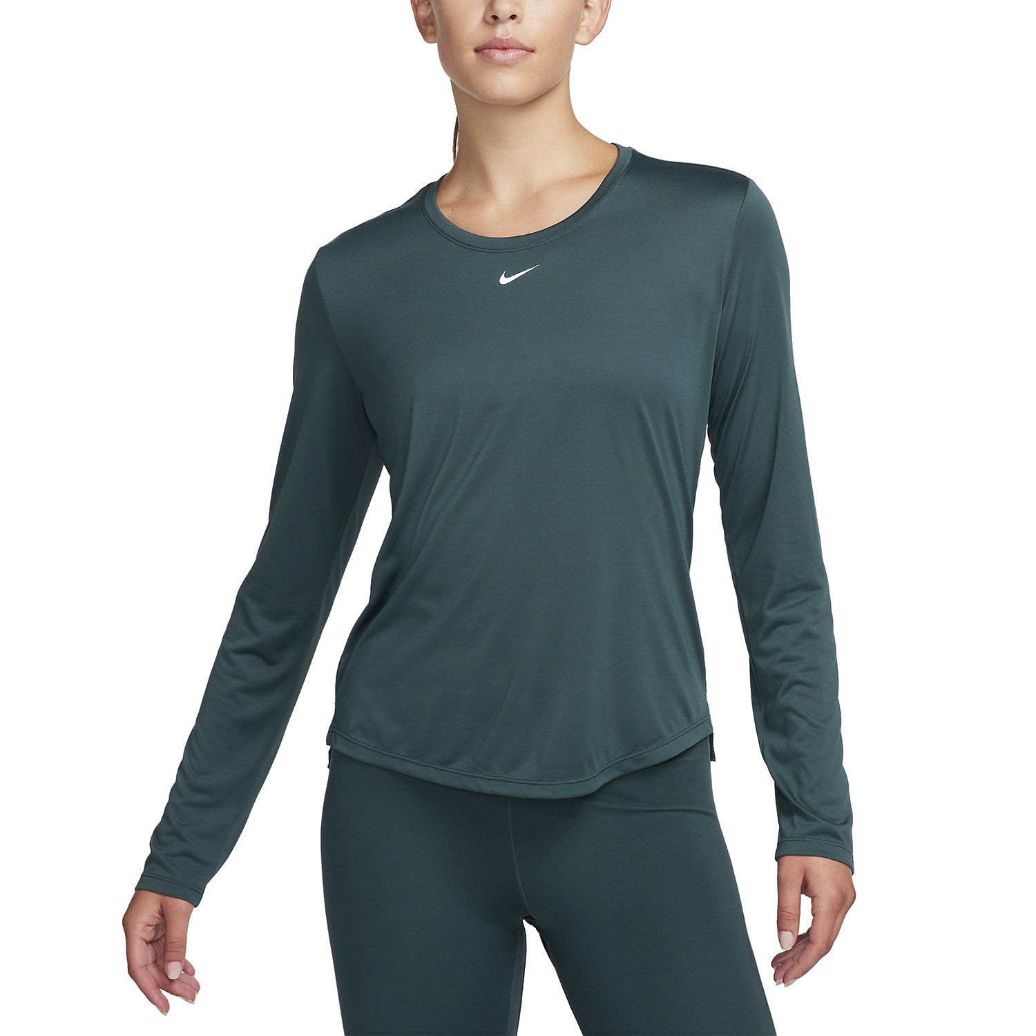 Nike Dri-FIT One Maglia Deep Jungle/White
