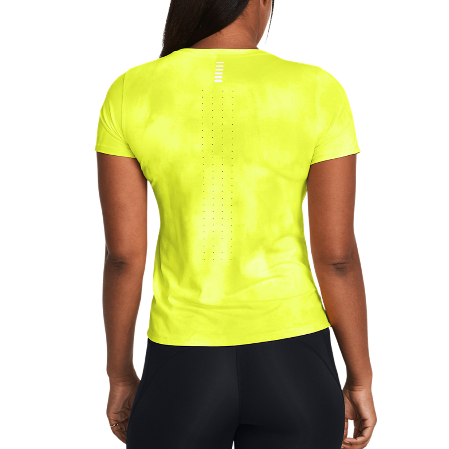 Under Armour Laser Wash Maglietta High Vis Yellow/Reflective