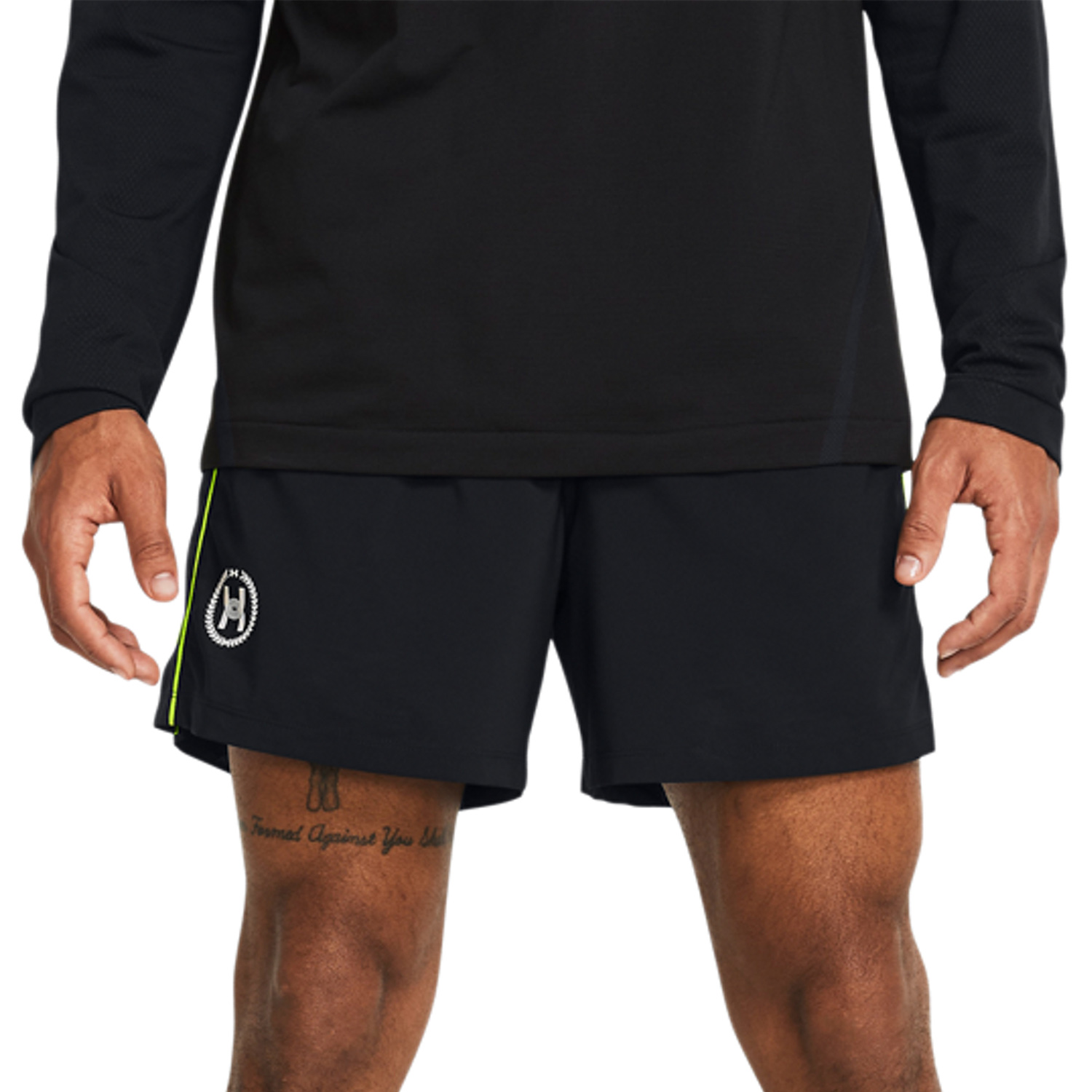 Under Armour Run Everywhere 5in Pantaloncini Black/Midnight Navy/White