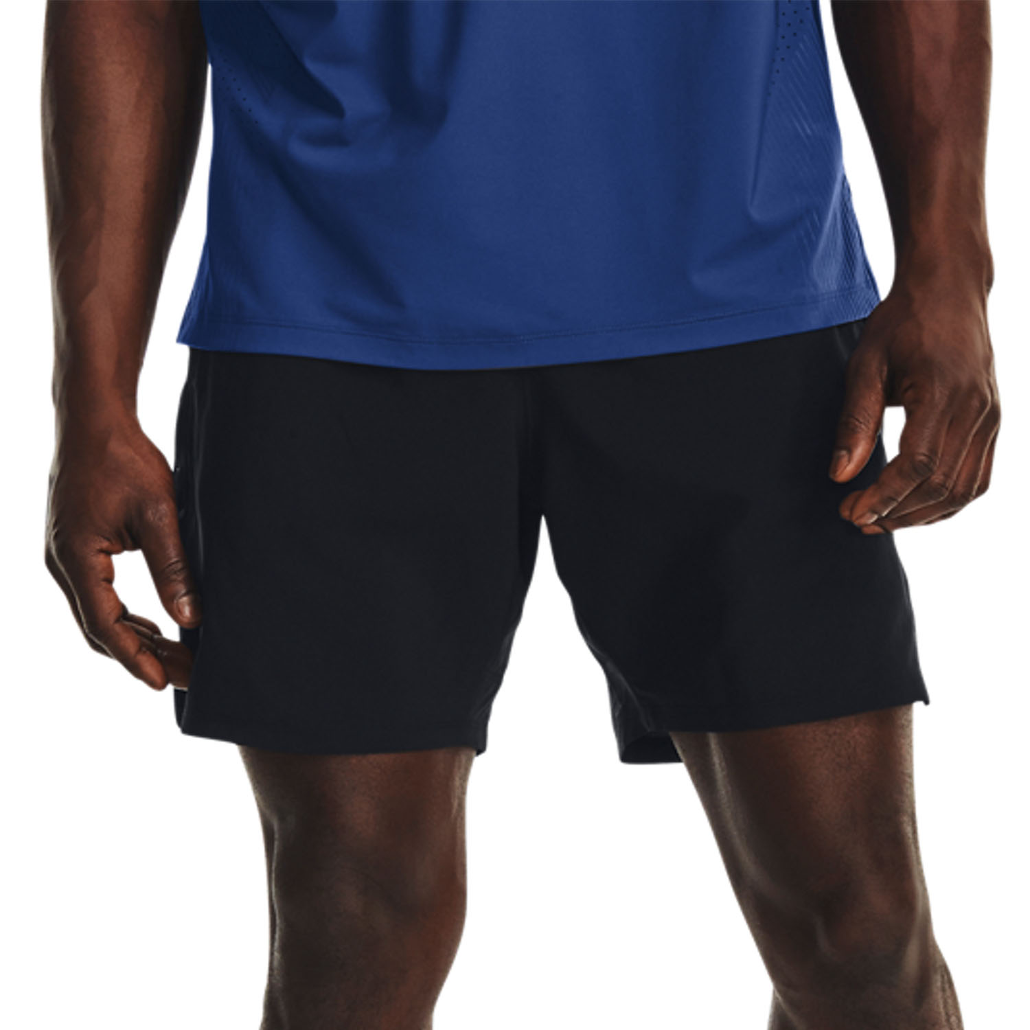 Under Armour Launch Elite 2 in 1 7in Pantaloncini Black/Team Orange/Reflective