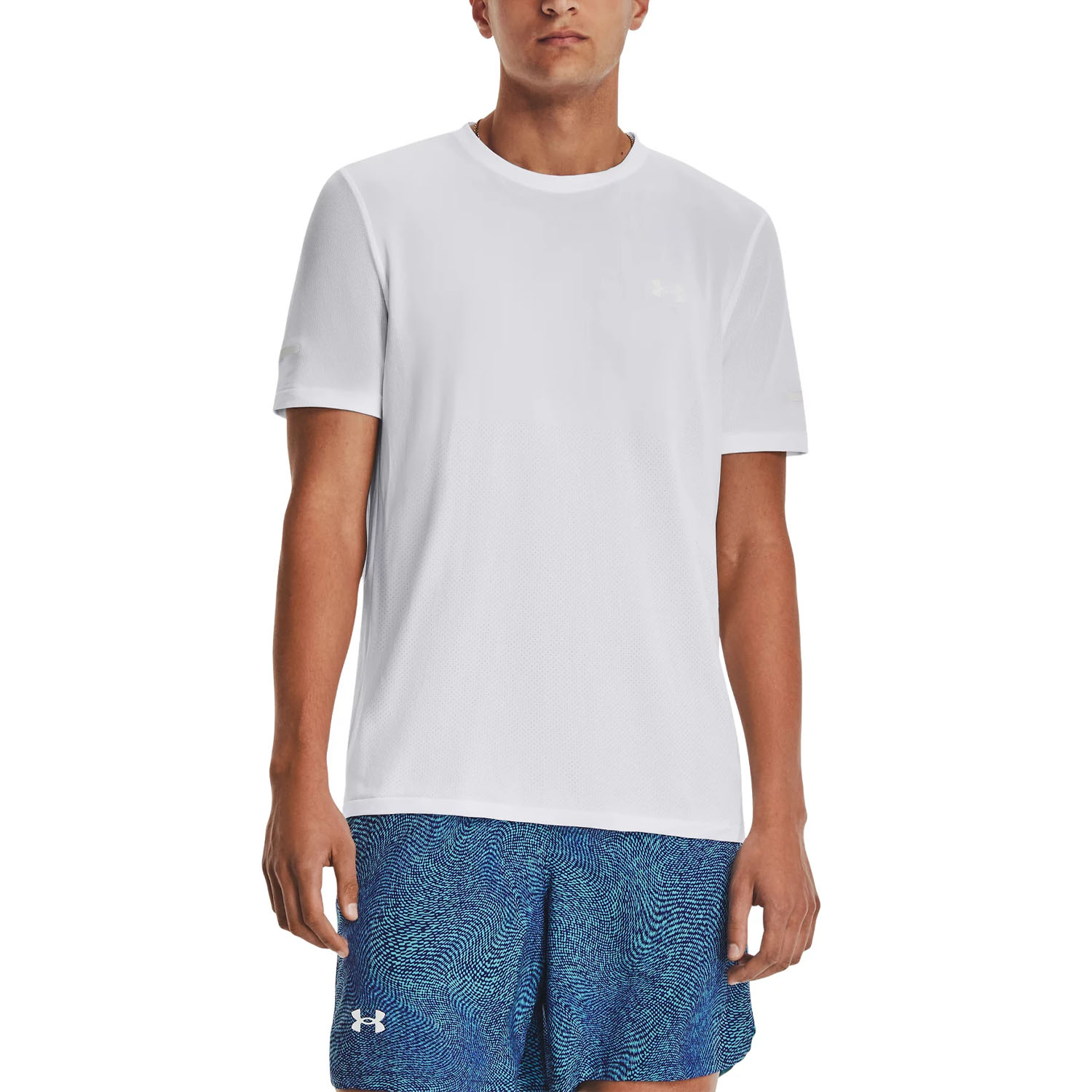Under Armour Seamless Stride Maglietta White/Reflective
