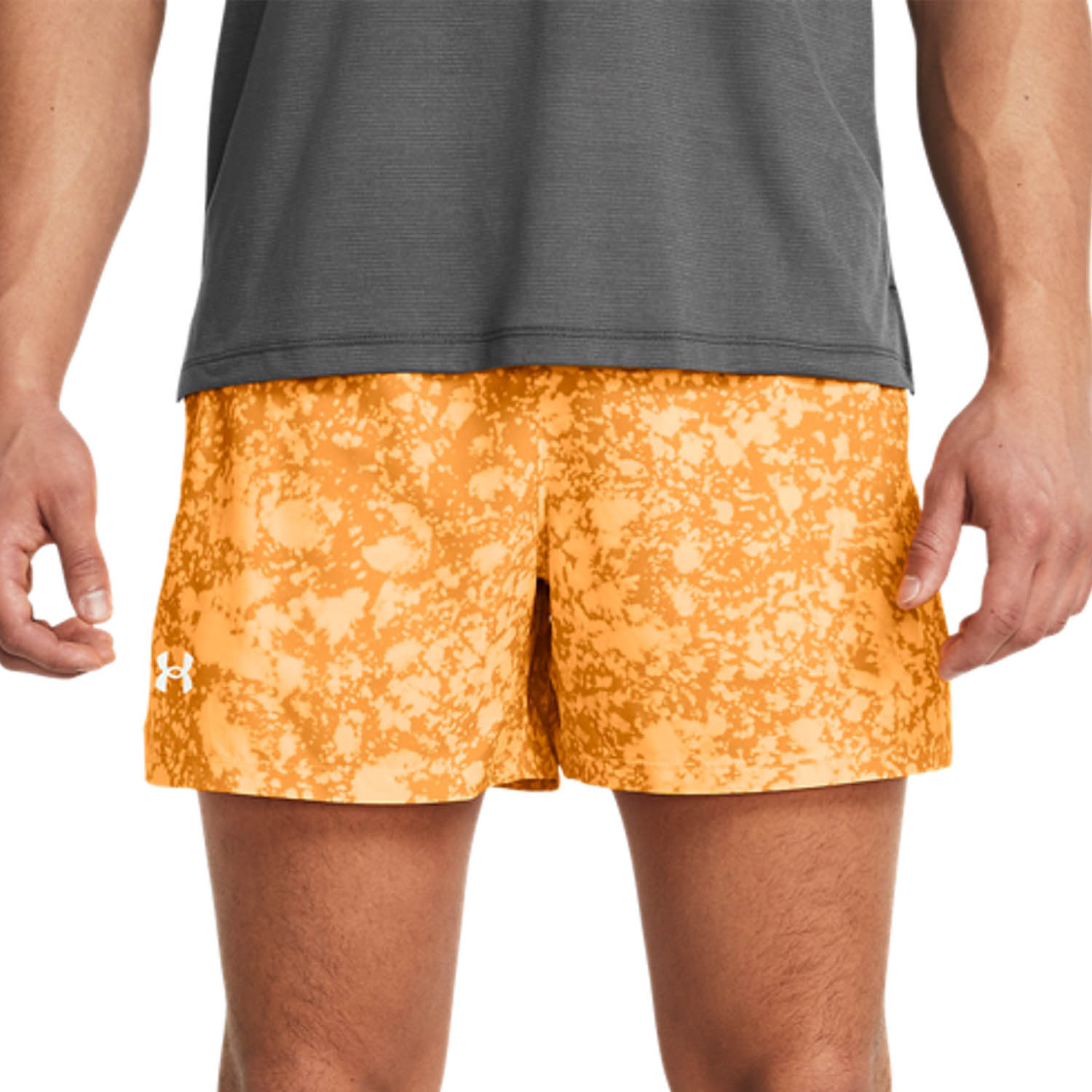 Under Armour Launch 5in Pantaloncini Nova Orange/Reflective