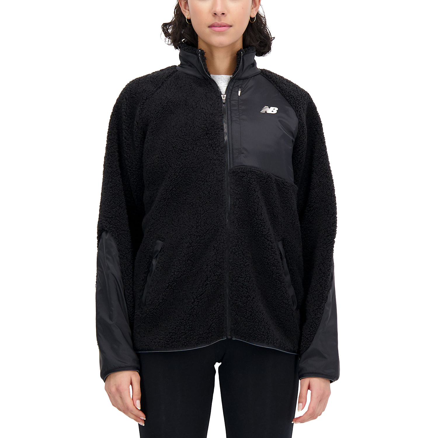 New Balance Q Speed Sherpa Giacca Black