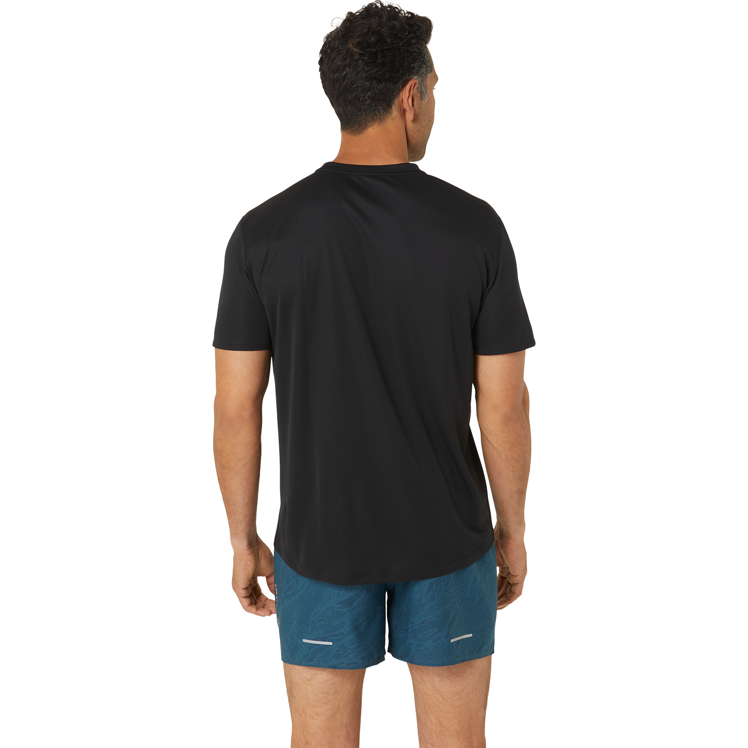 Asics Fujitrail Logo Maglietta Performance Black/Carbon/Fellow Yellow